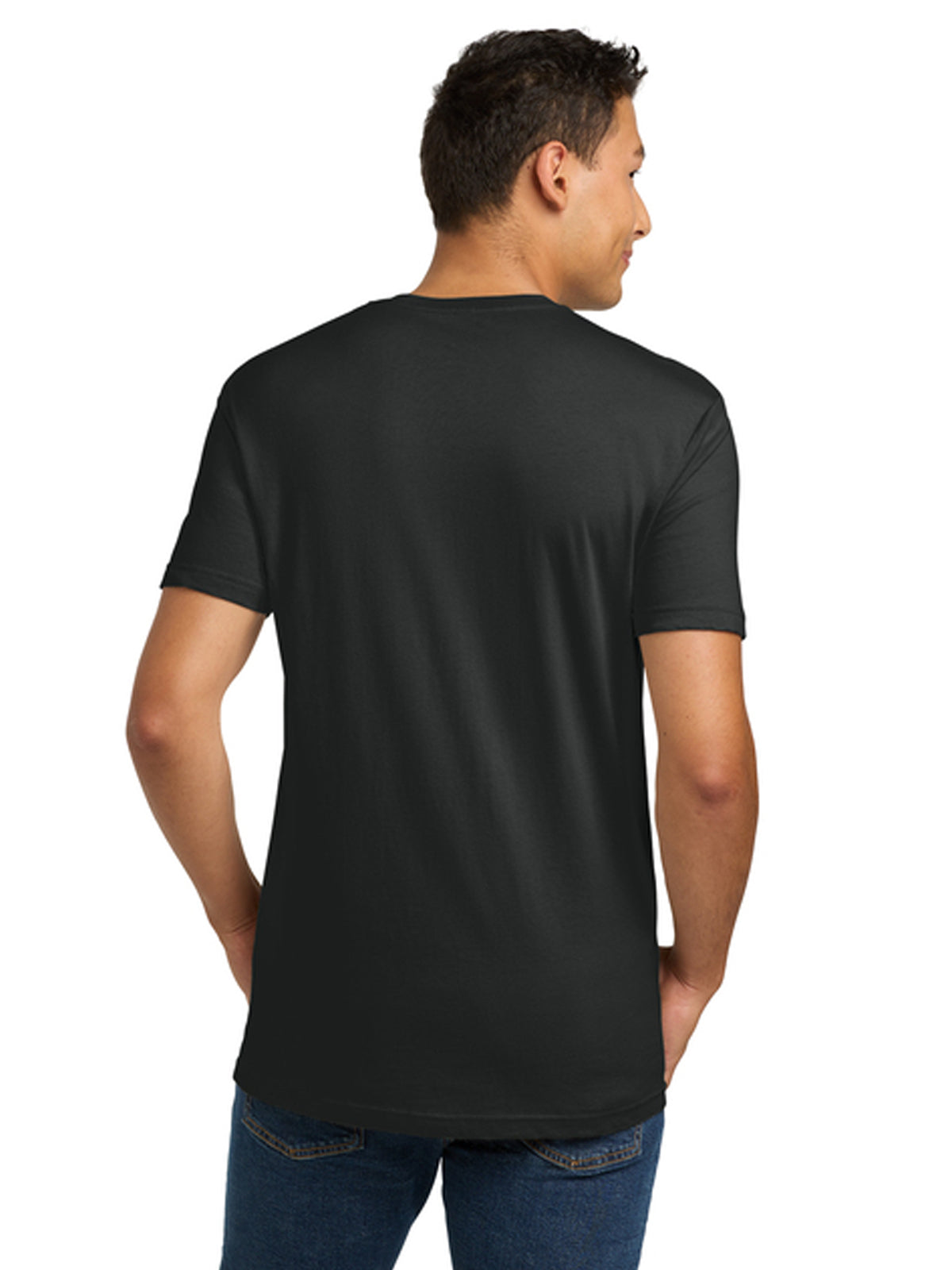 Unisex Pocketless Cotton Tee - NL3600 - Graphite Black