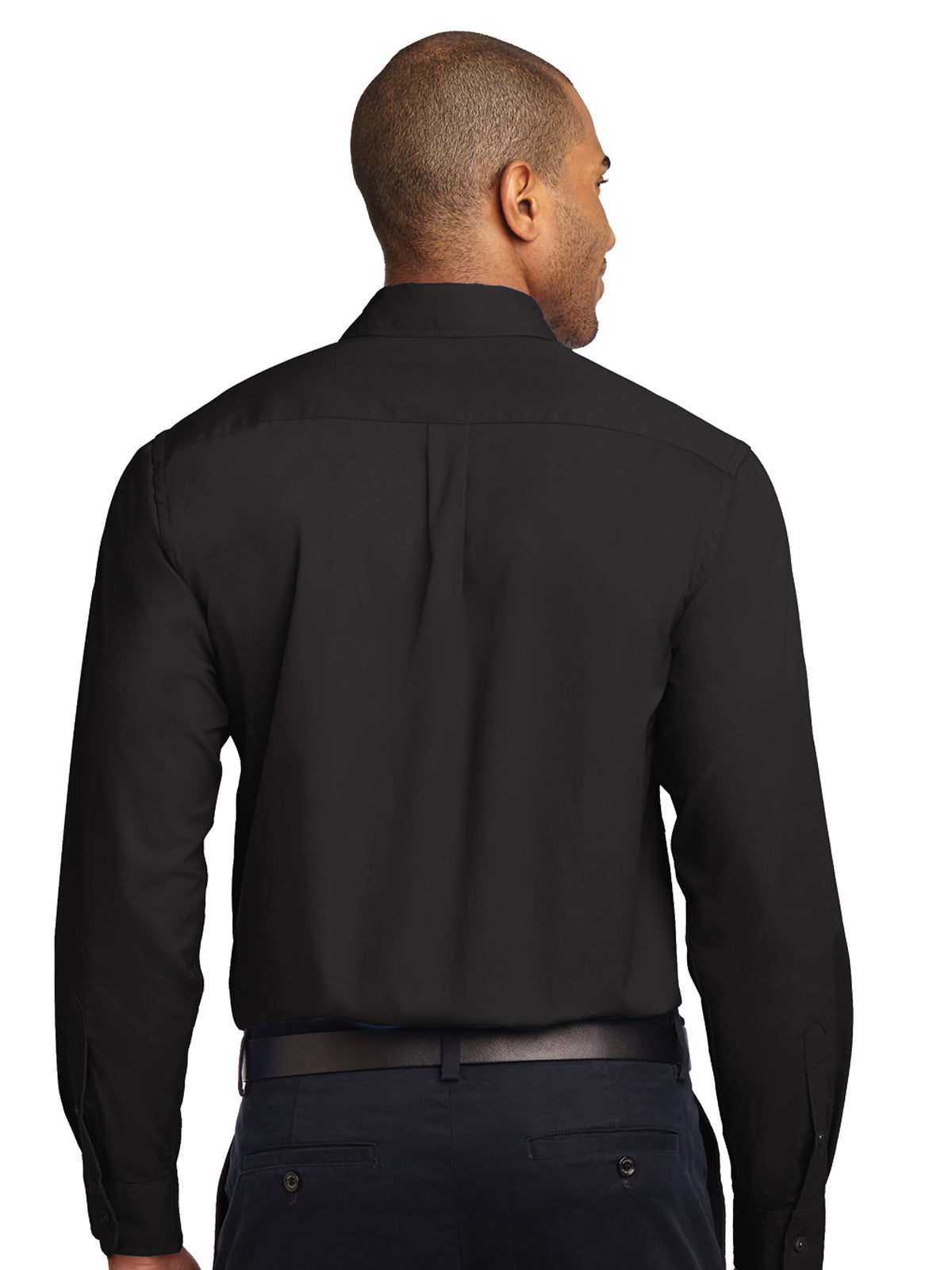 Men's Easy Care Shirt - S608 - Black/Light Stone