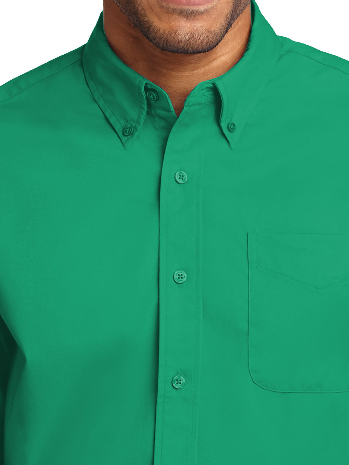 Men's Easy Care Shirt - S608 - Court Green