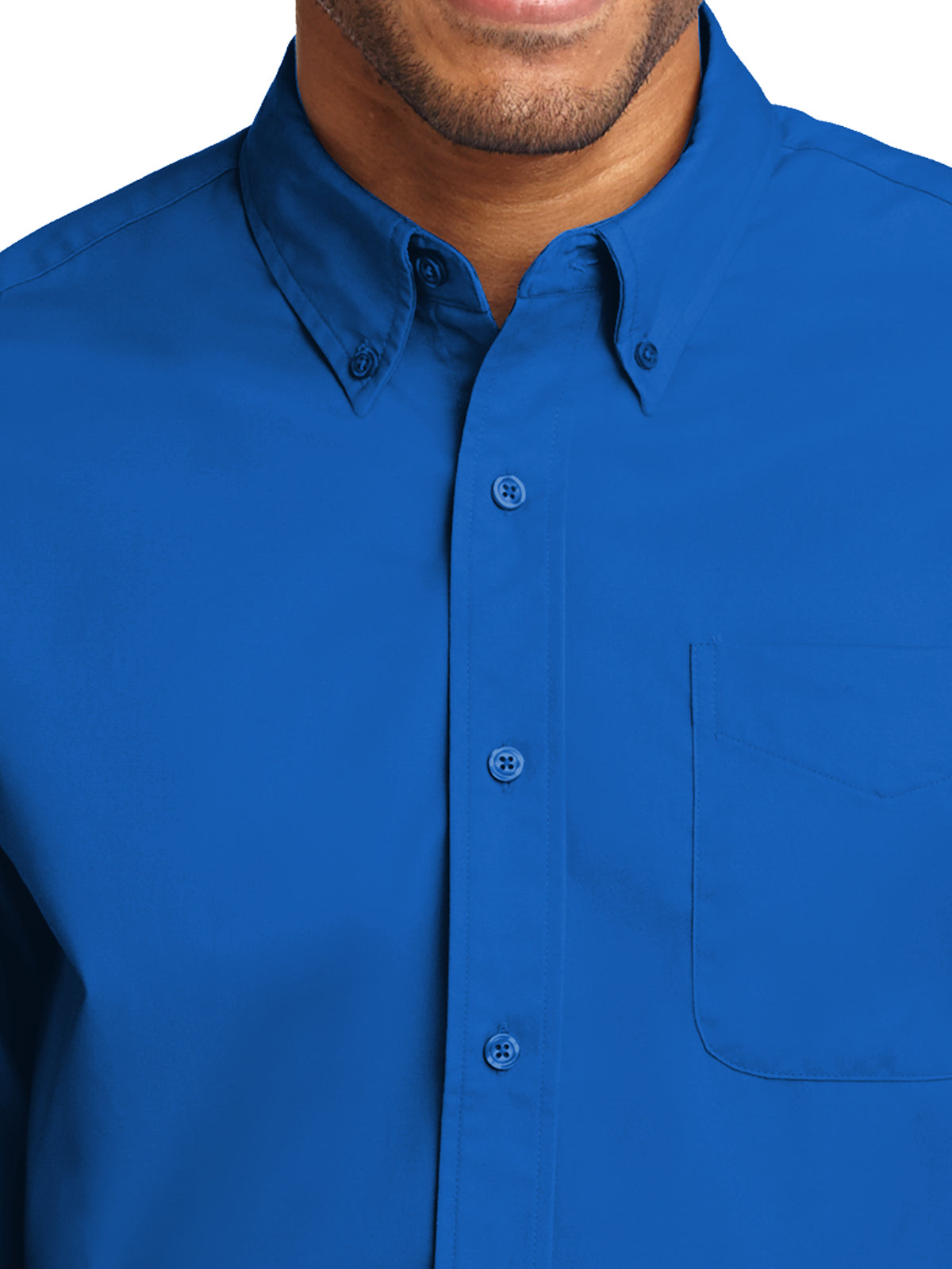 Men's Easy Care Shirt - S608 - Strong Blue