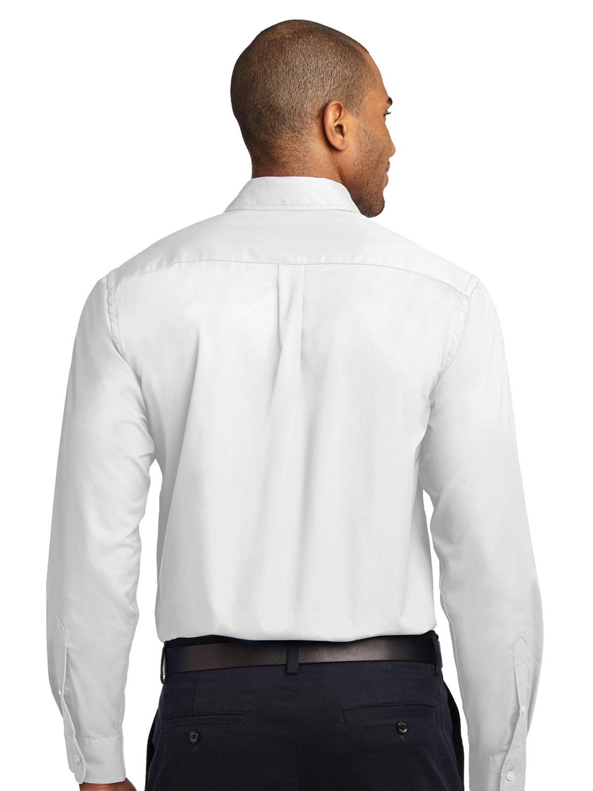 Men's Easy Care Shirt - S608 - White/Light Stone