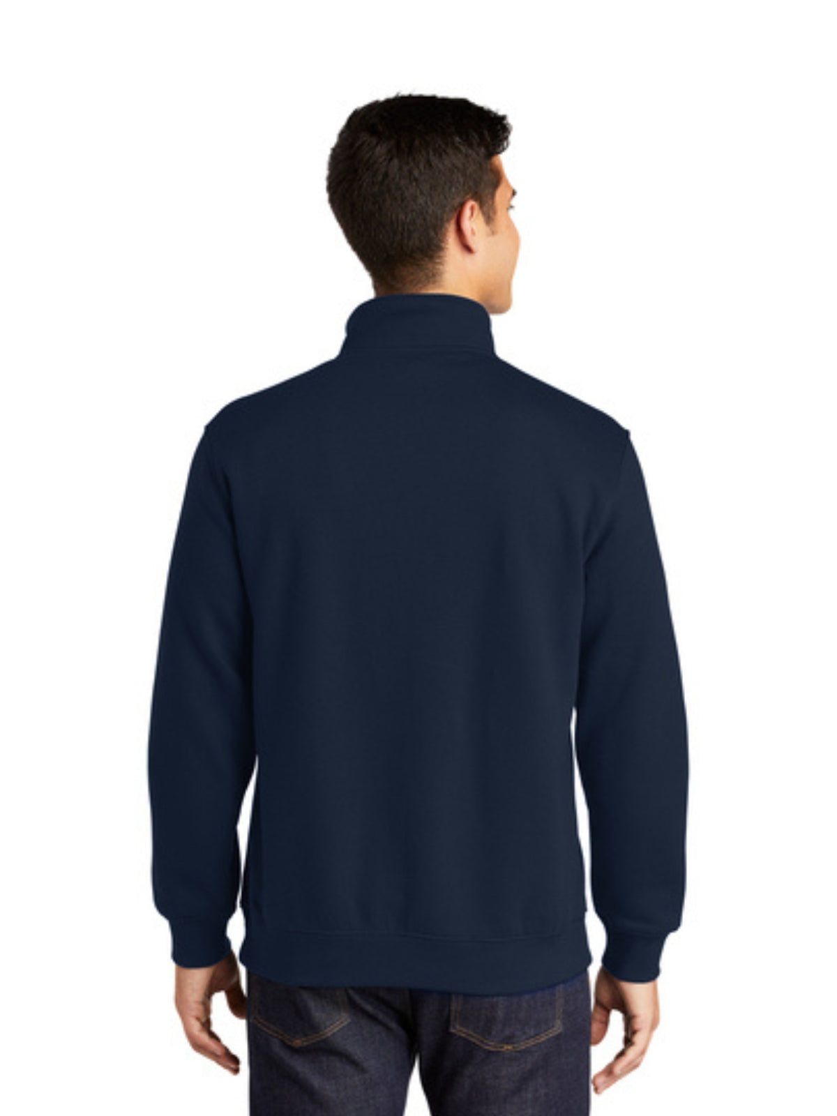 Men's 1/4-Zip Sweatshirt - ST253 - True Navy
