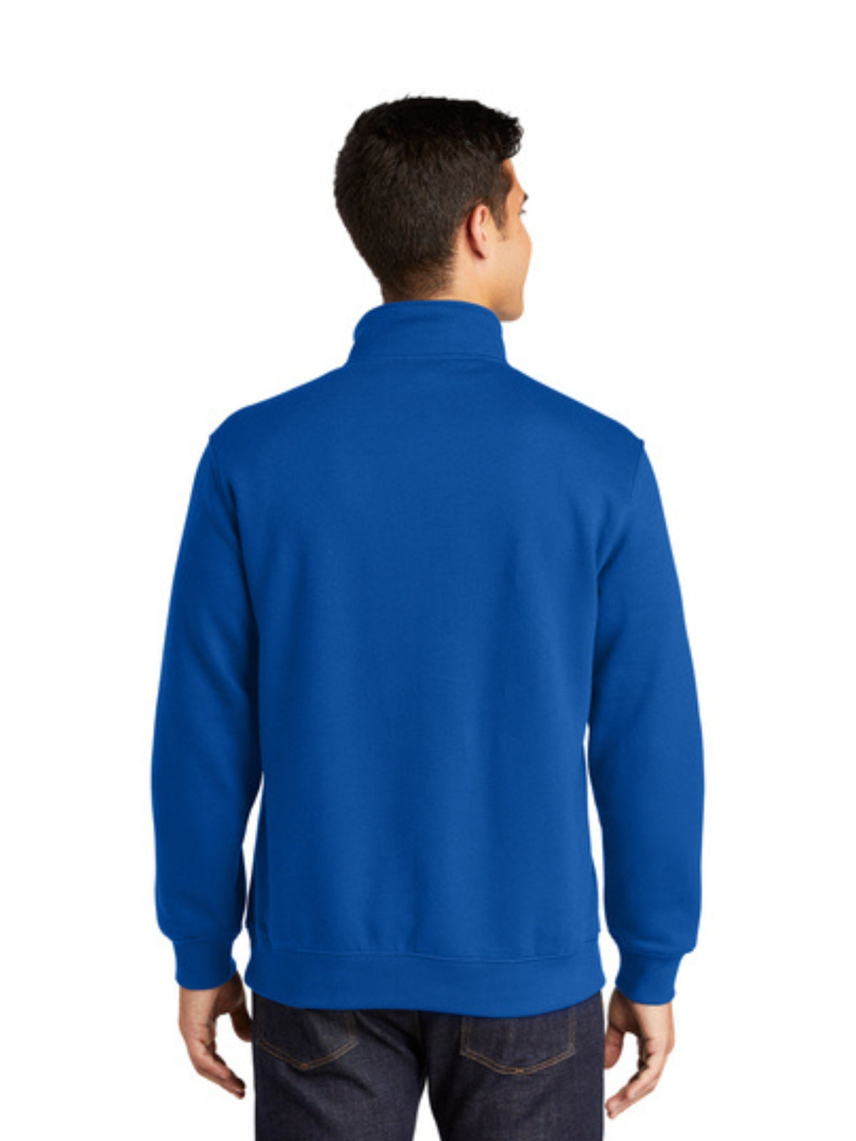 Men's 1/4-Zip Sweatshirt - ST253 - True Royal
