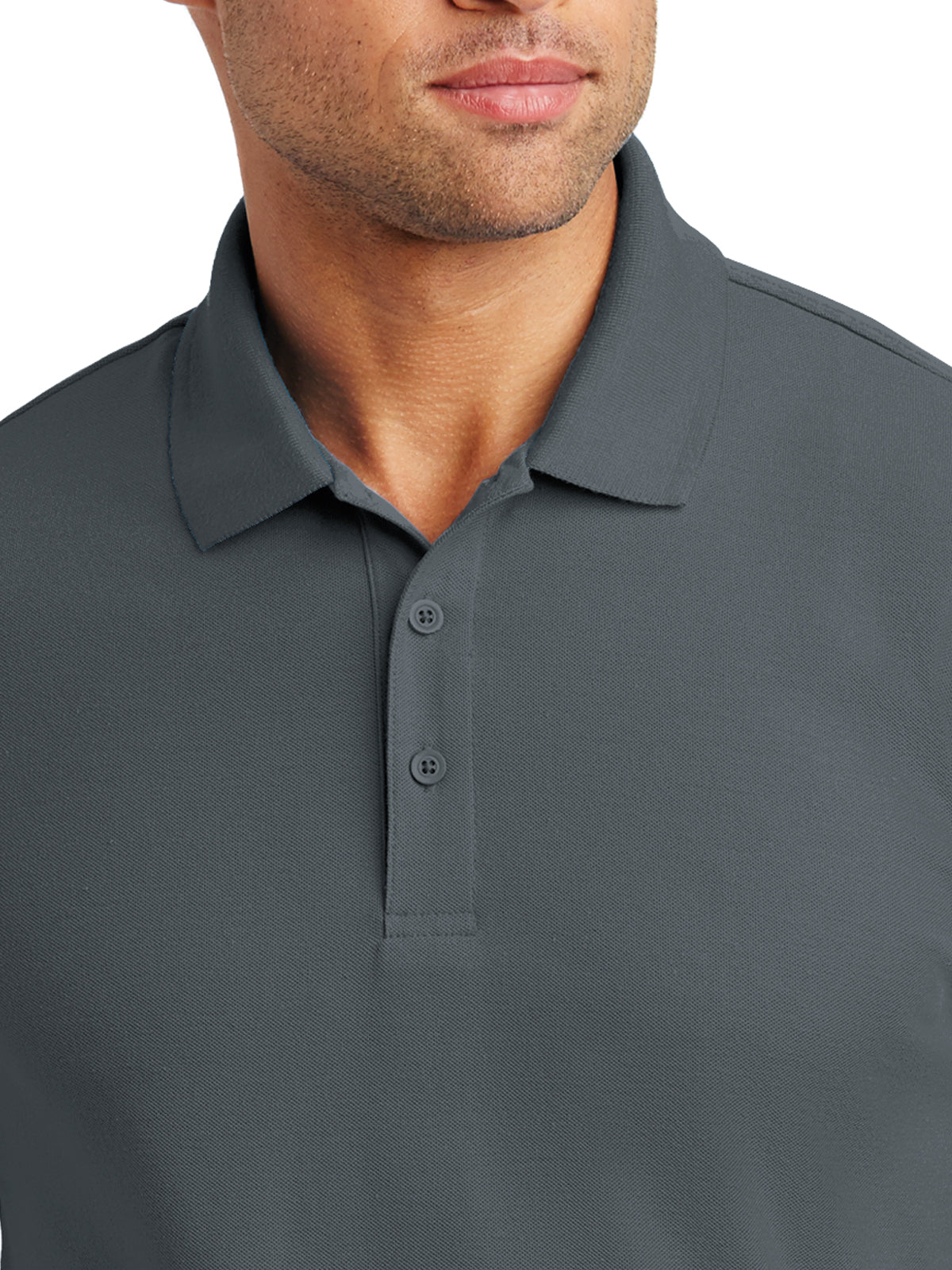 Men's Polo - TLK100 - Graphite