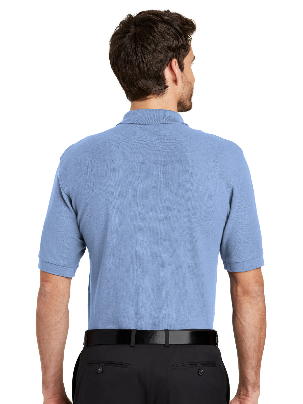 Men's Tall Silk Touch Polo Shirt - TLK500 - Light Blue