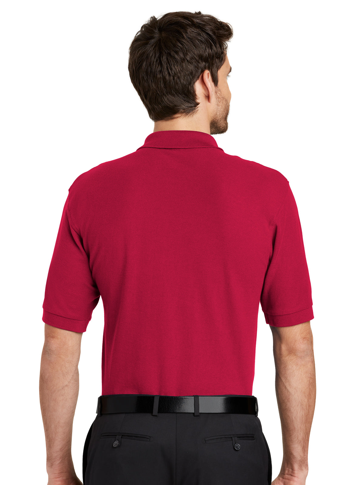 Men's Tall Silk Touch Polo Shirt - TLK500 - Red