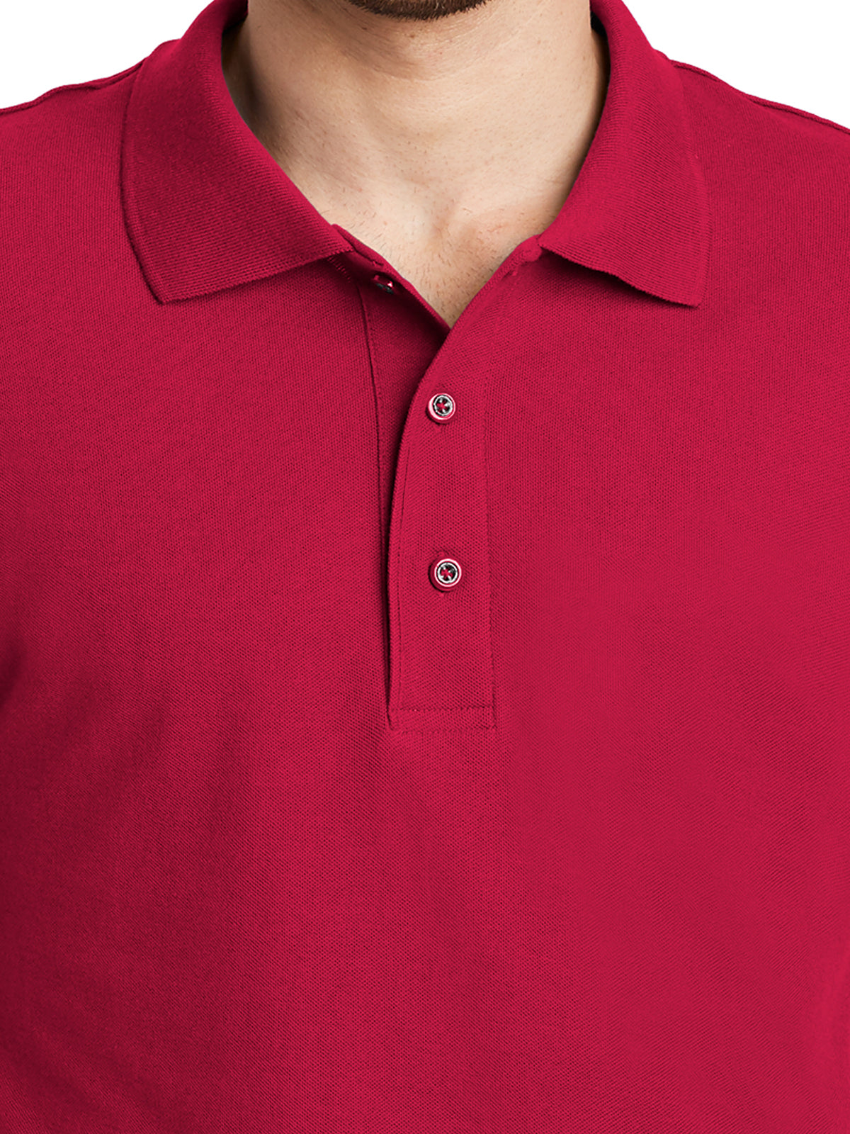 Men's Tall Silk Touch Polo Shirt - TLK500 - Red