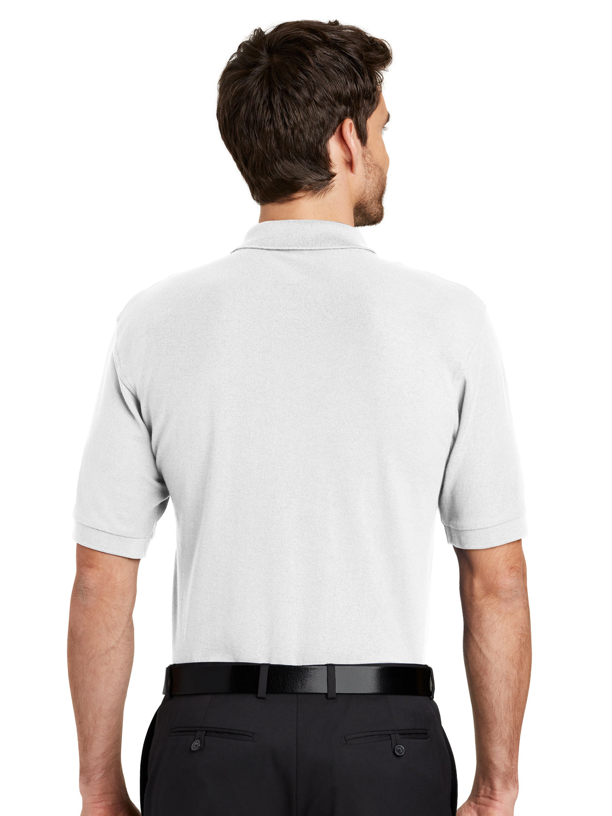 Men's Tall Silk Touch Polo Shirt - TLK500 - White