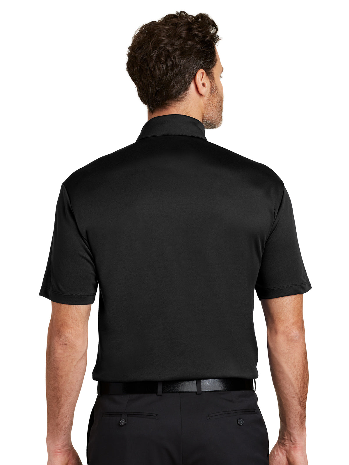 Men's Tall Silk Touch Performance Polo Shirt - TLK540 - Black