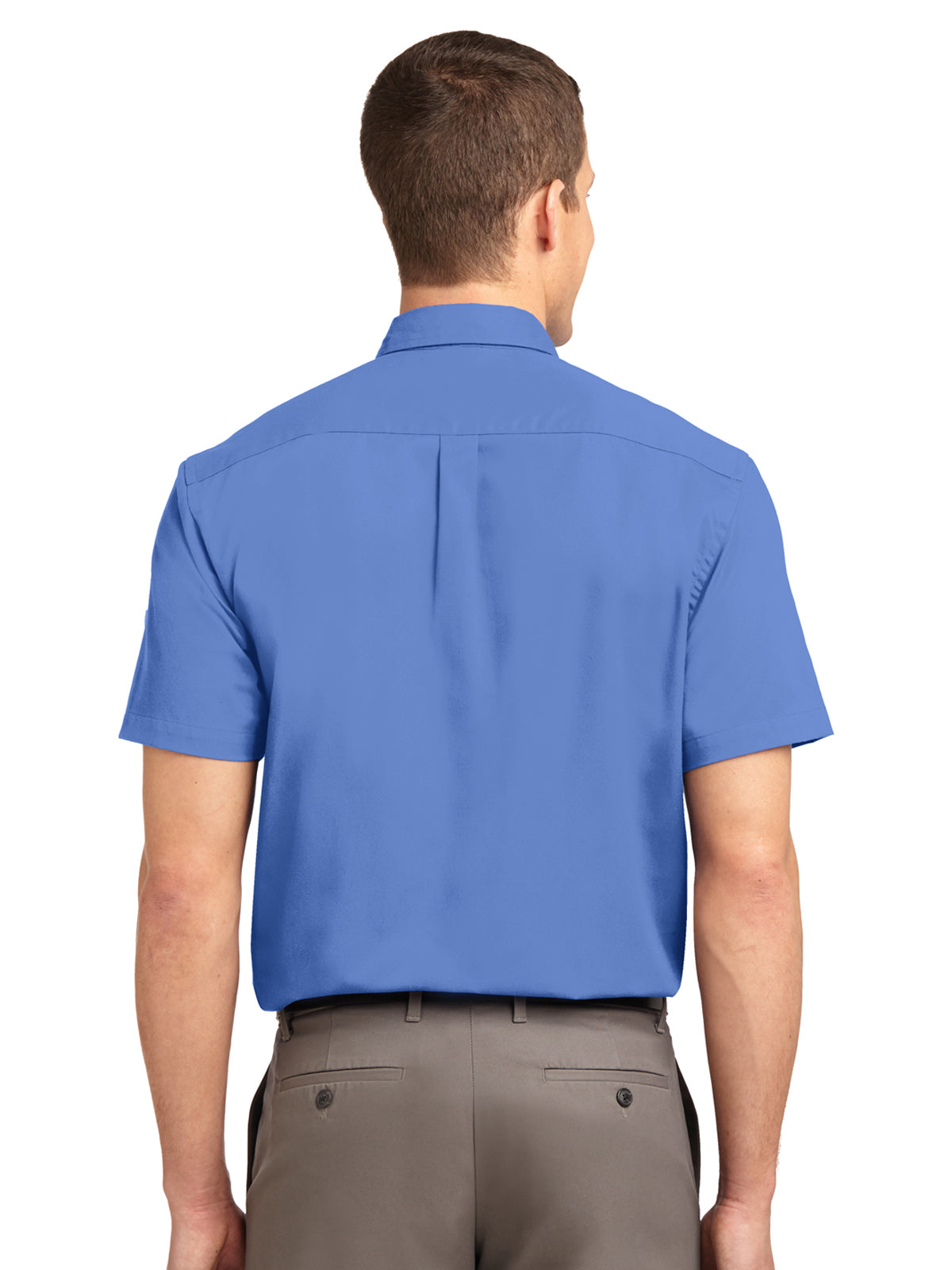 Men's Tall Short Sleeve Easy Care Shirt - TLS508 - Ultramarine Blue