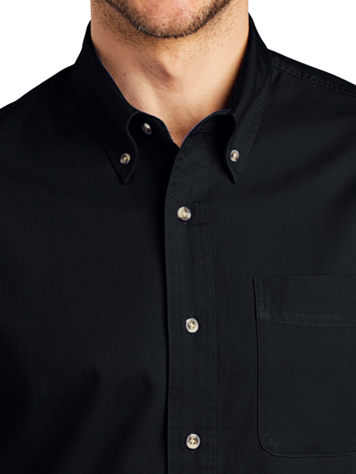 Men's Tall Long Sleeve Twill Shirt - TLS600T - Classic Navy