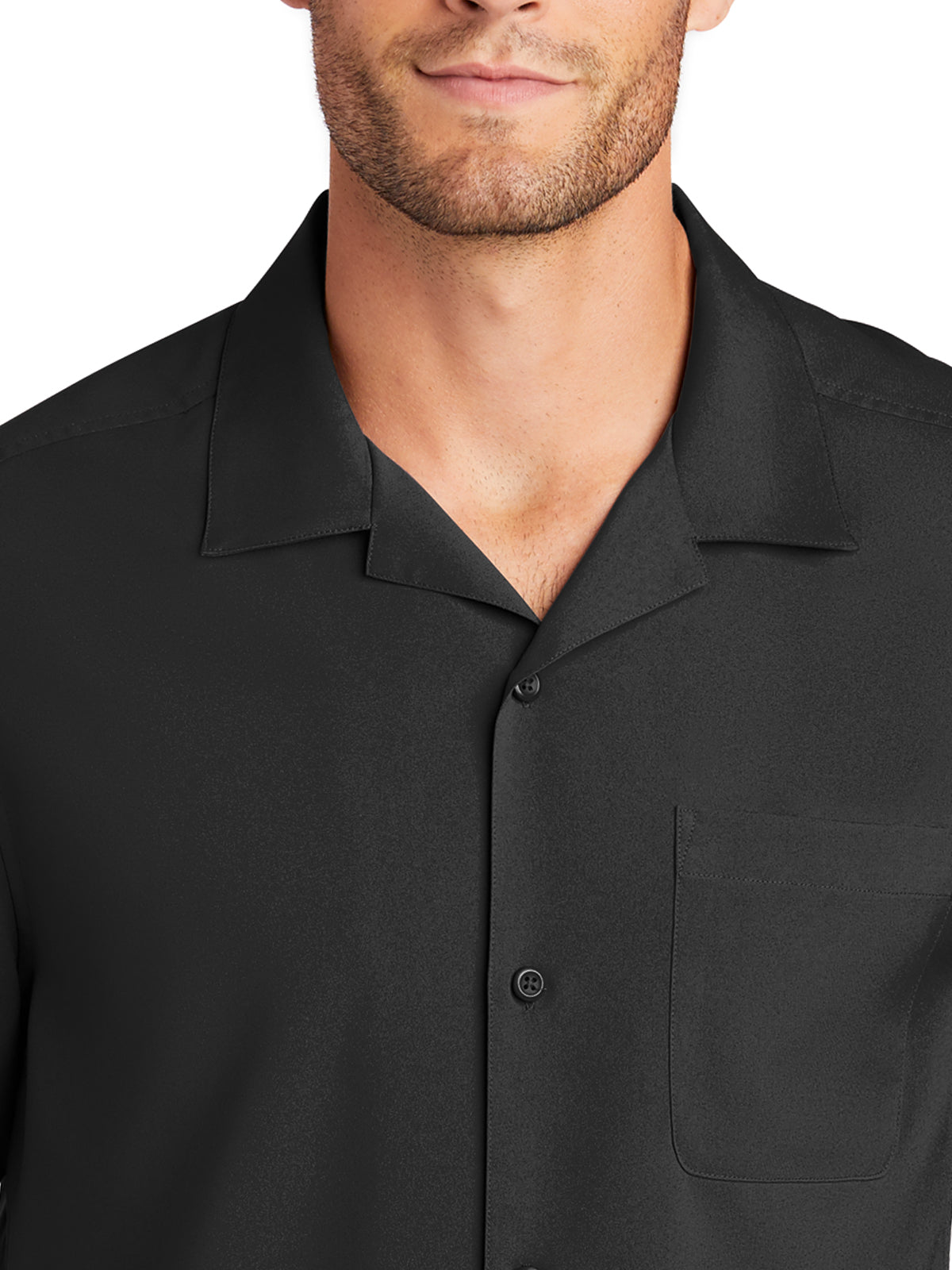 Men's Short Sleeve Performance Shirt - W400 - Black