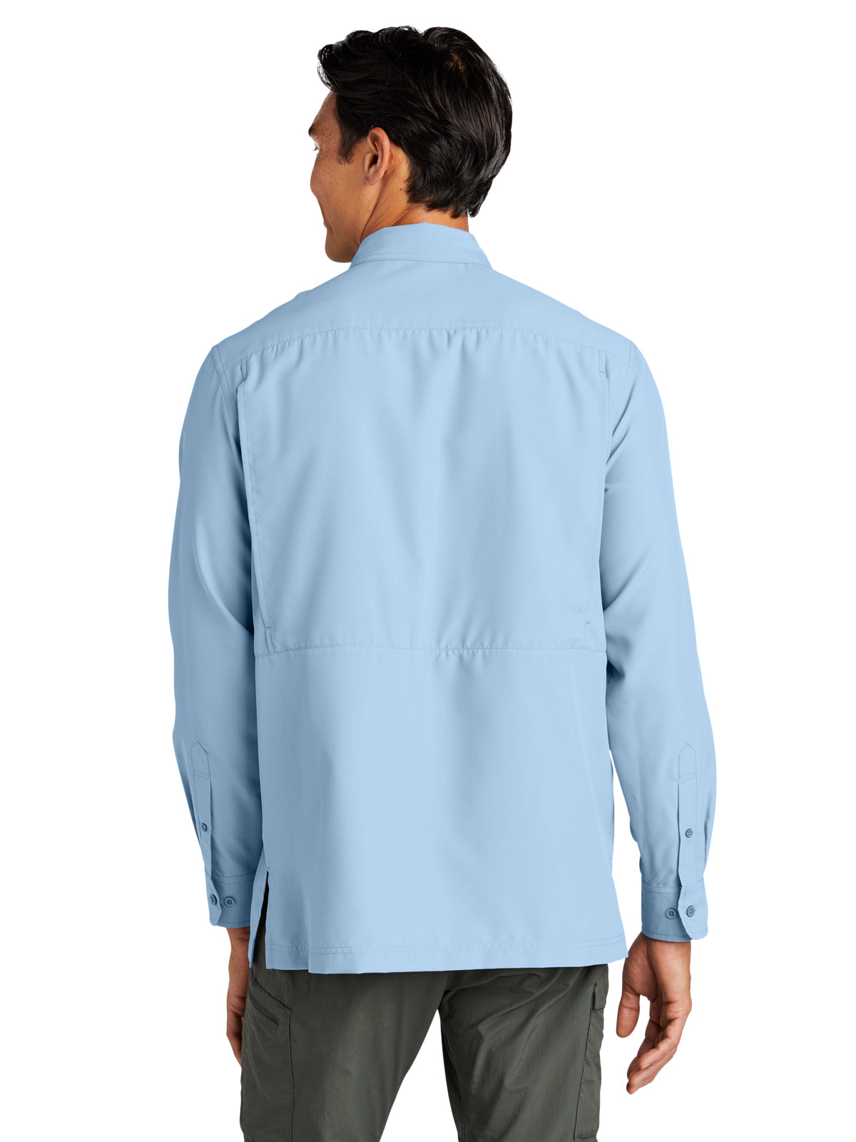 Men's Long Sleeve UV Daybreak Shirt - W960 - Light Blue