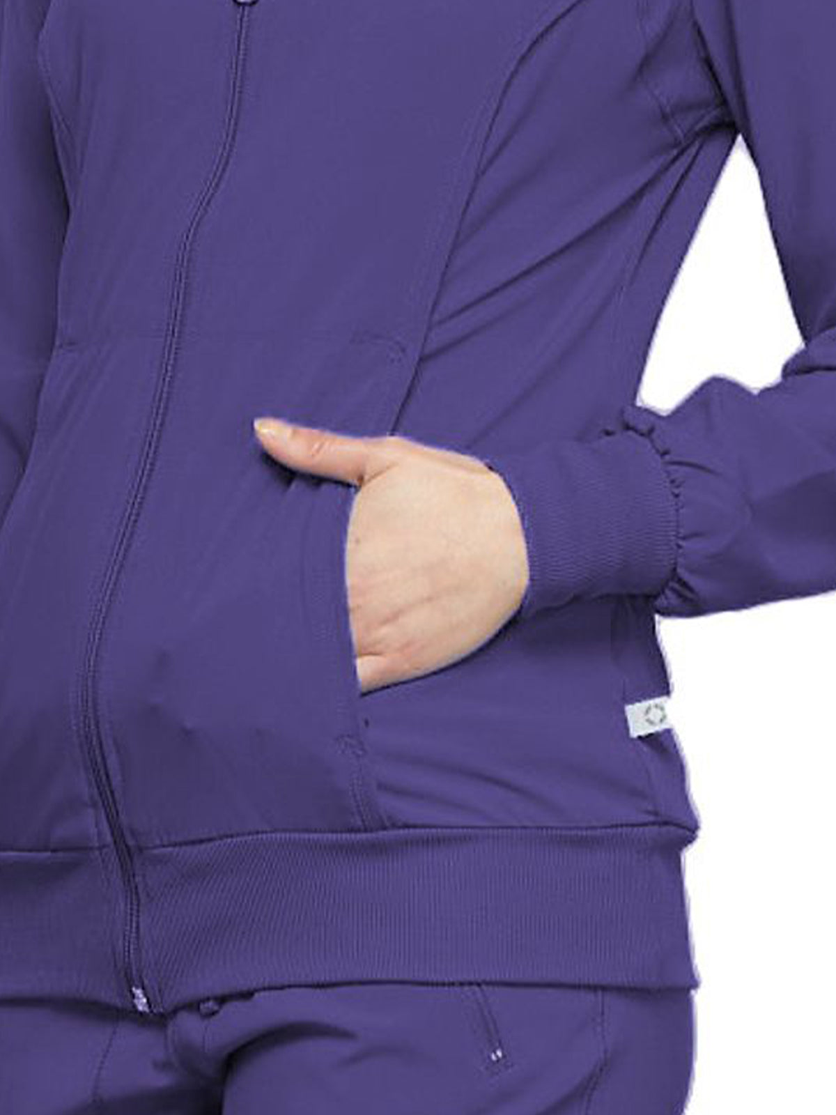 Women's 2-Pocket Contemporary Jacket - 2391A - Grape