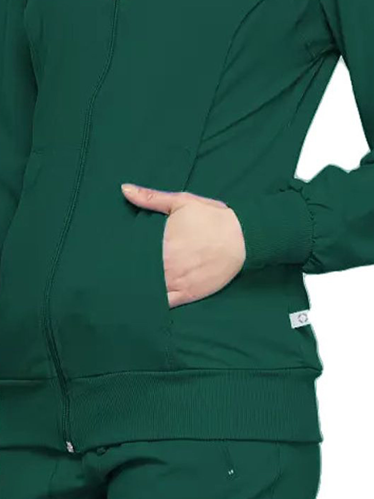 Women's 2-Pocket Contemporary Jacket - 2391A - Hunter Green