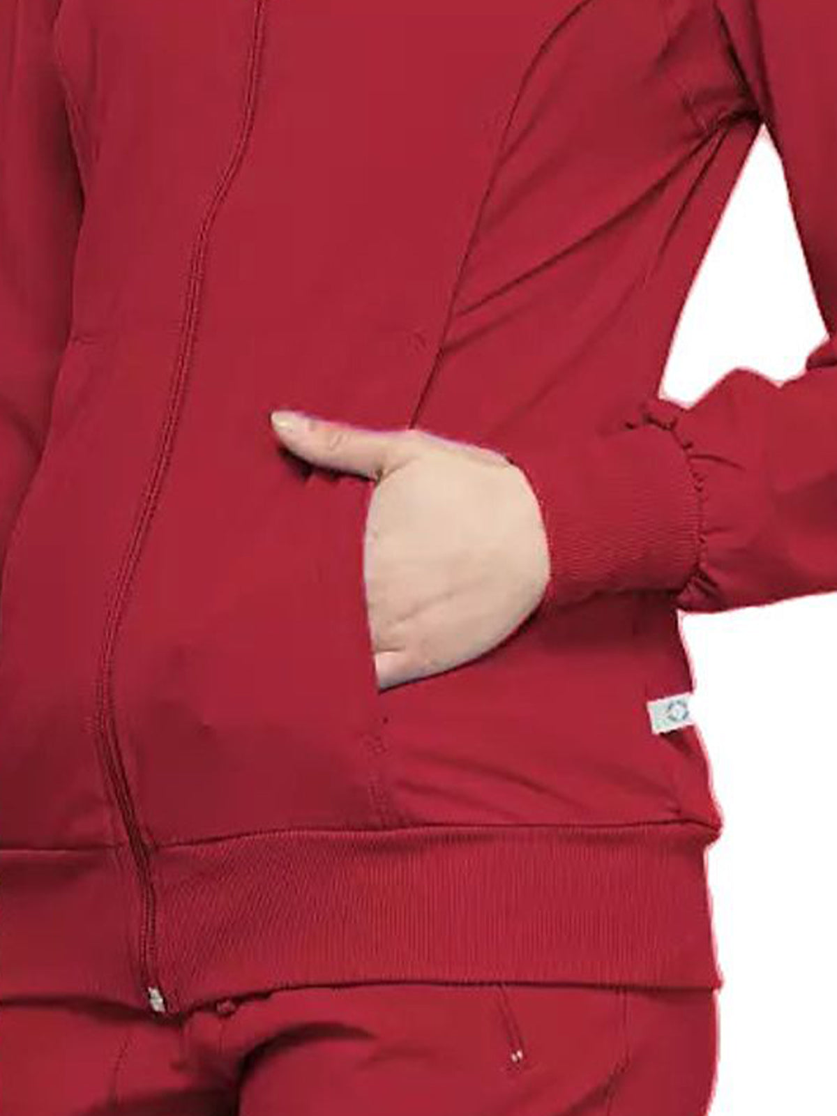 Women's 2-Pocket Contemporary Jacket - 2391A - Red
