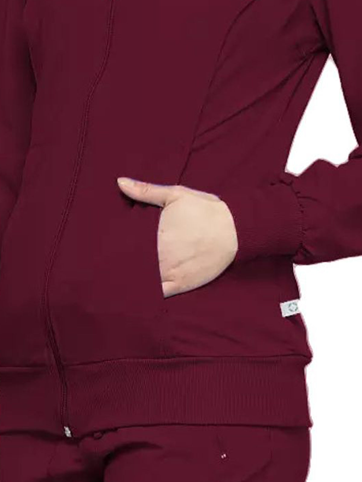 Women's 2-Pocket Contemporary Jacket - 2391A - Wine
