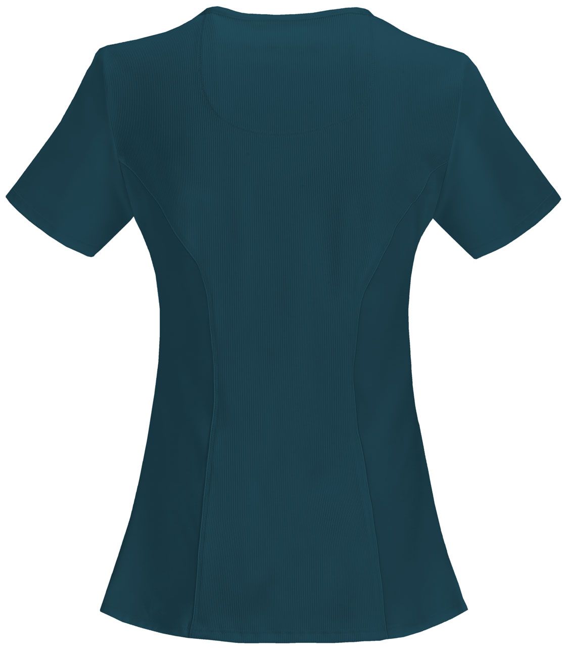 Women's 4-Pocket Mock Wrap Top - 2625A - Caribbean Blue
