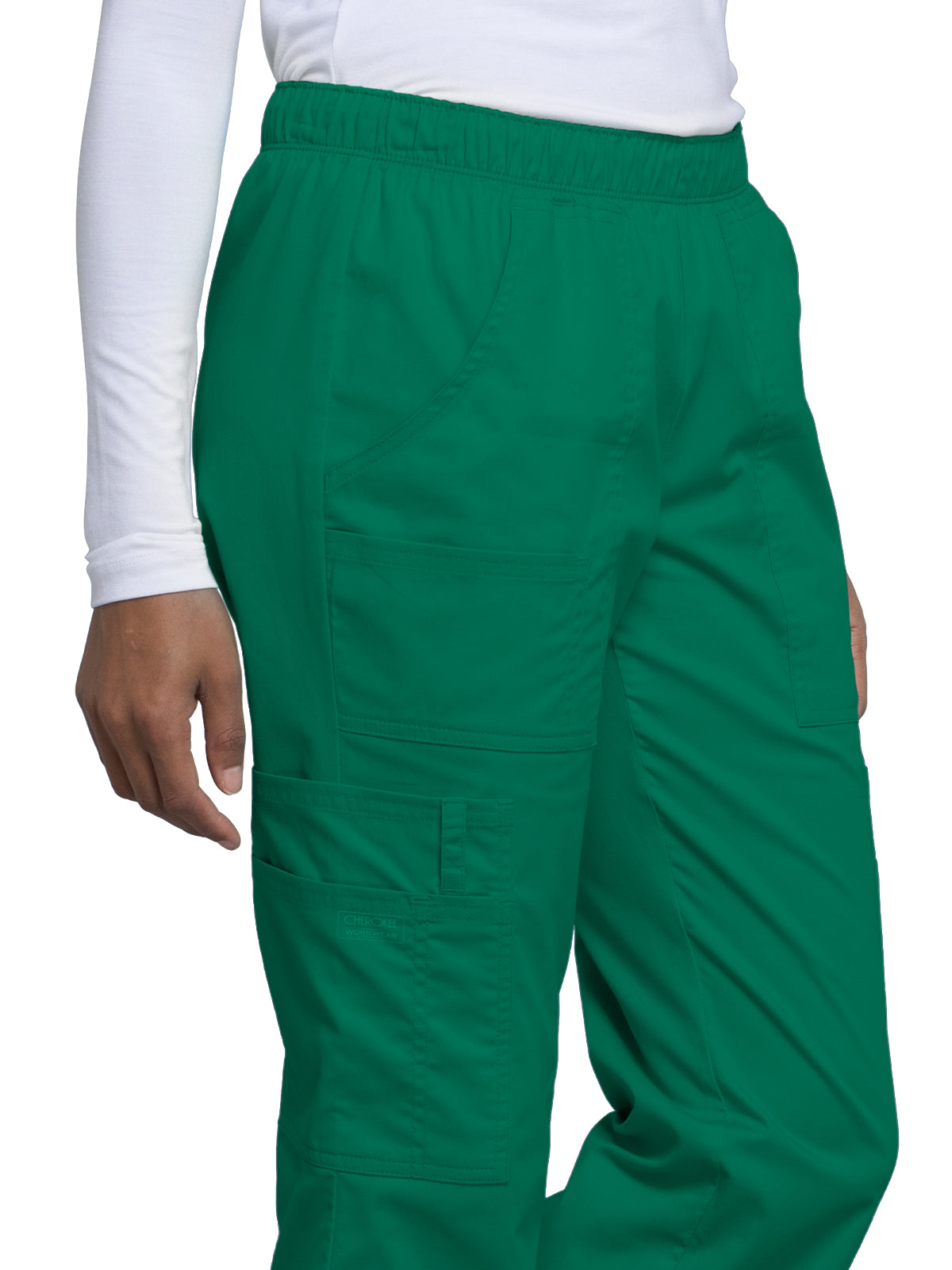 Women's Mid Rise Pull-On Cargo Pant - 4005 - Hunter