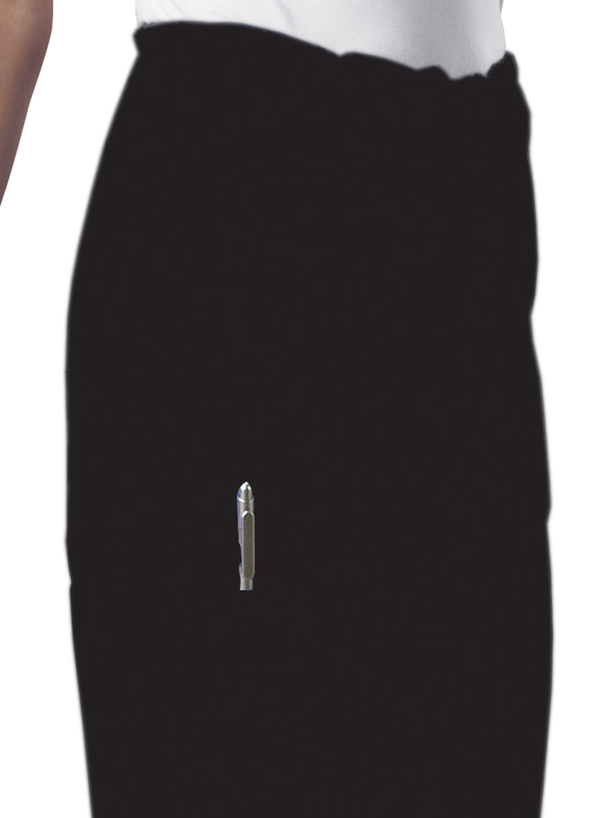 Unisex 5-Pocket Drawstring Cargo Pant - 4043 - Black