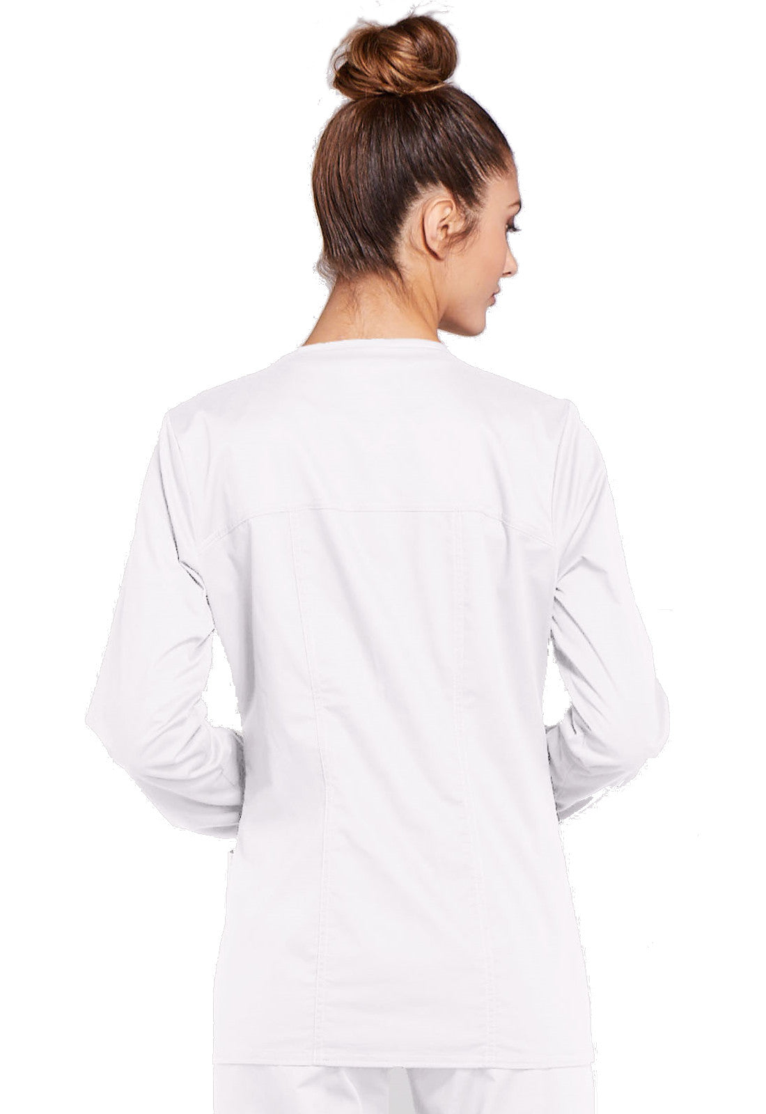 Women's 3-Pocket Zip Front Jacket - 4315 - White
