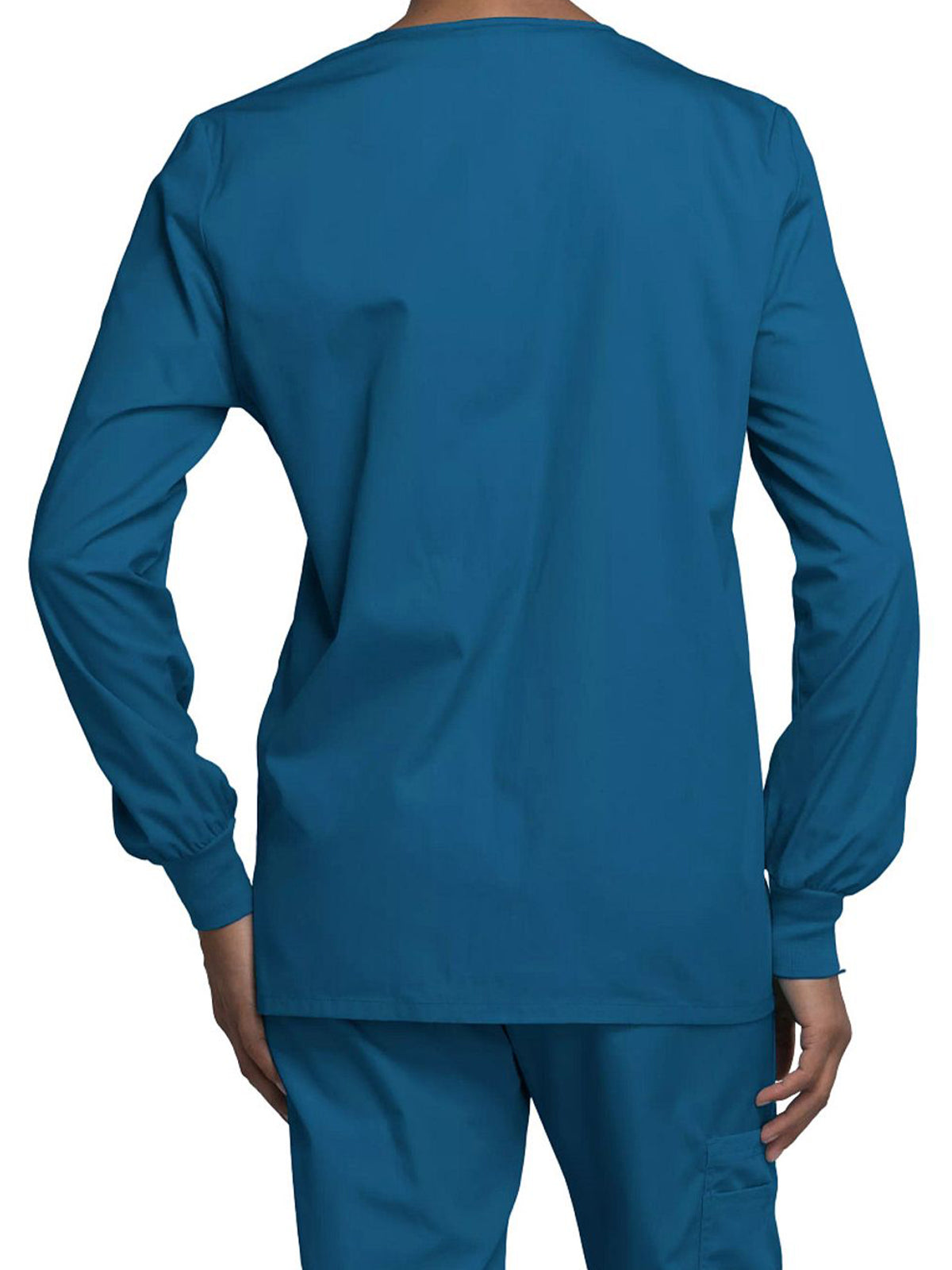 Women's Snap Front Jacket - 4350 - Caribbean Blue