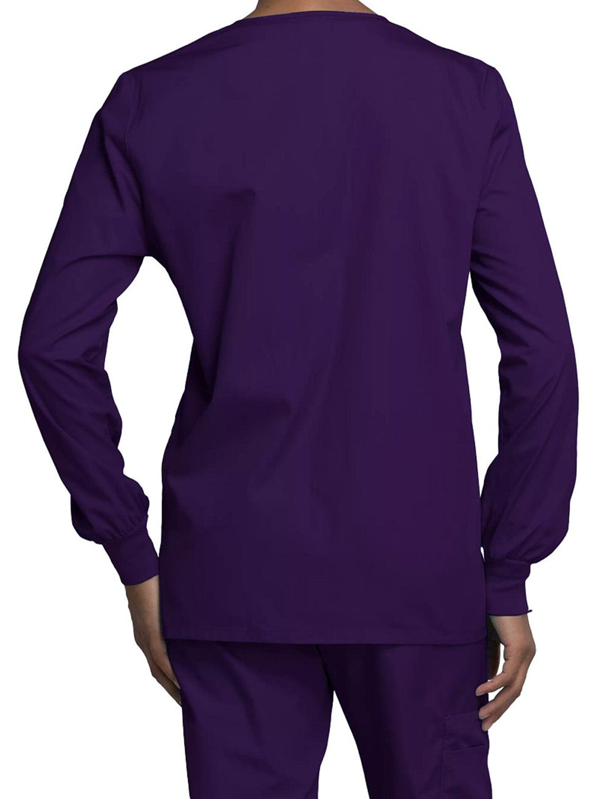 Women's Snap Front Jacket - 4350 - Eggplant