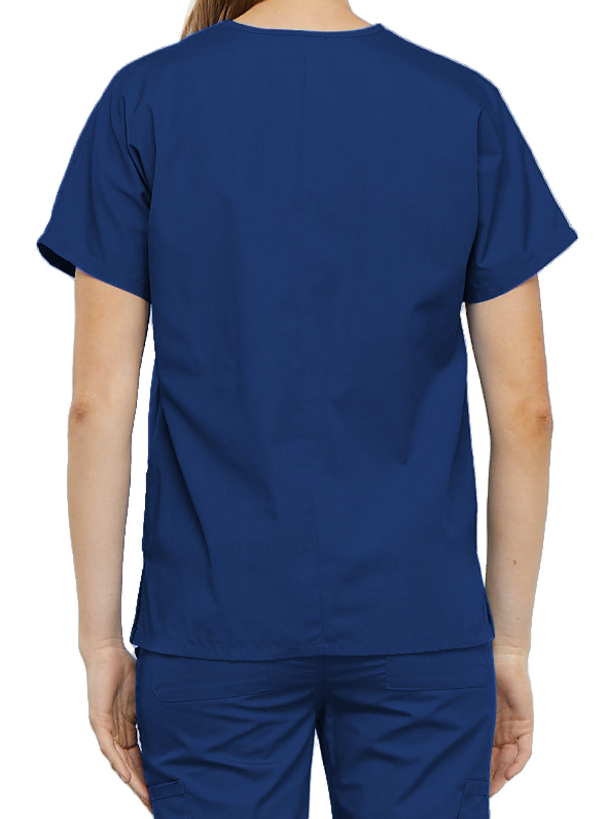 Women's 2-Pocket V-Neck Top - 4700 - Galaxy Blue