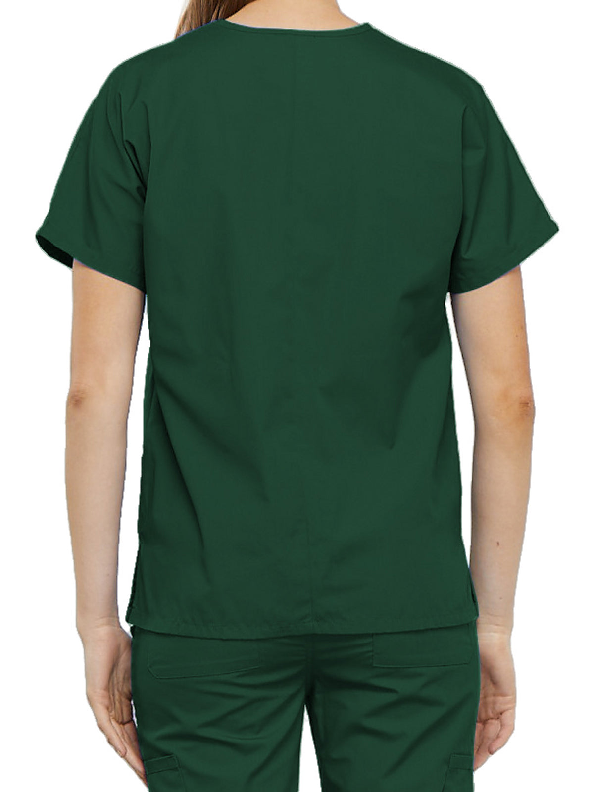 Women's 2-Pocket V-Neck Top - 4700 - Hunter