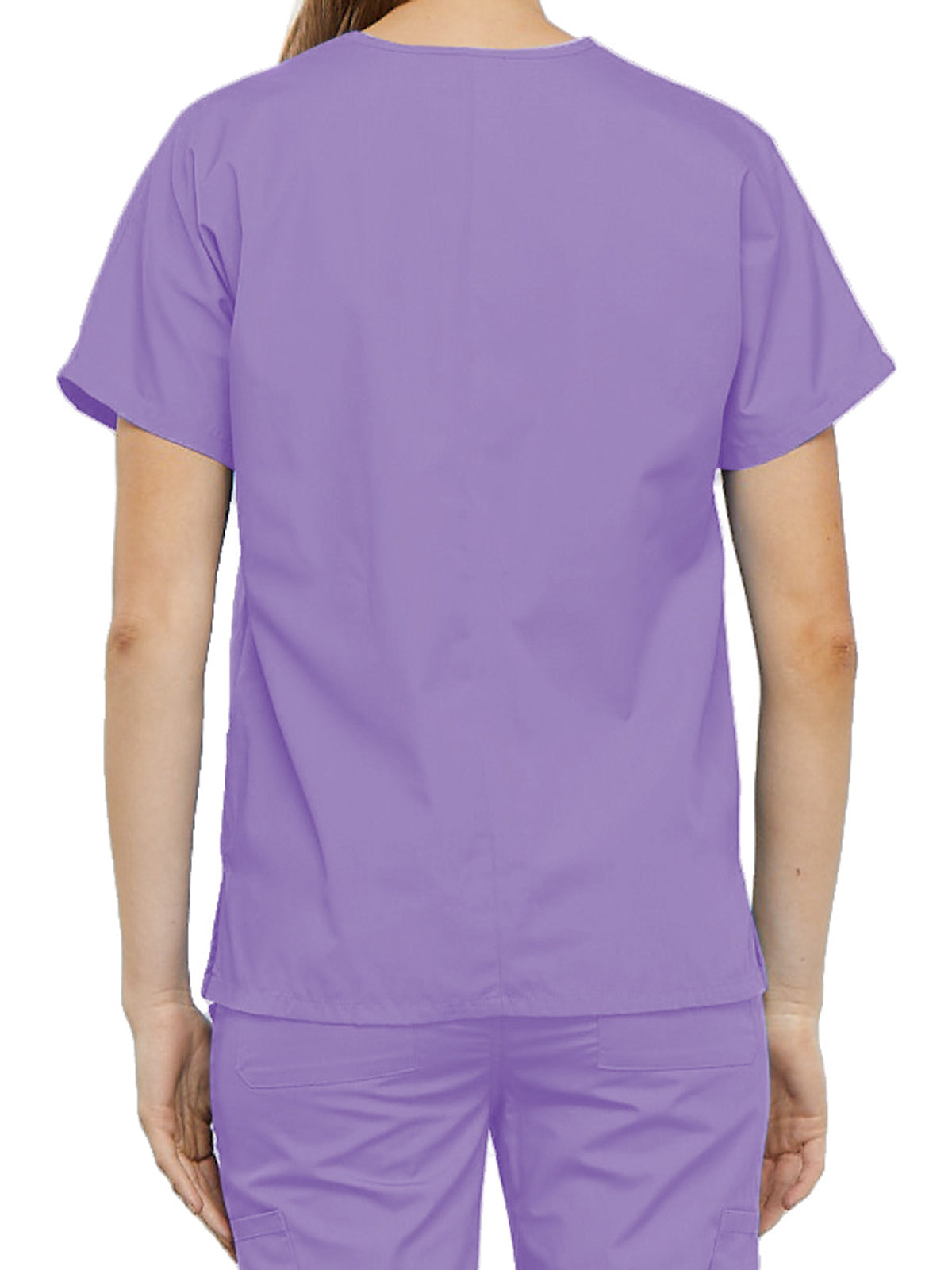 Women's 2-Pocket V-Neck Top - 4700 - Orchid