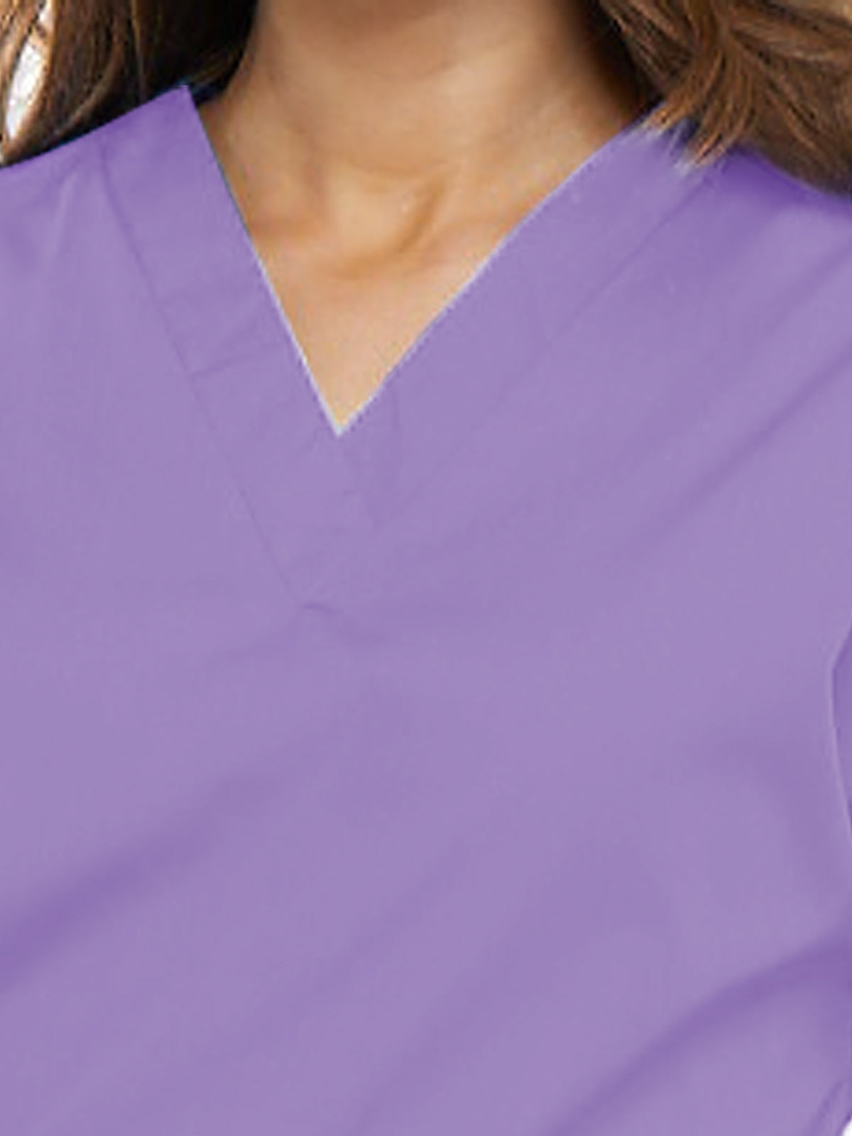 Women's 2-Pocket V-Neck Top - 4700 - Orchid