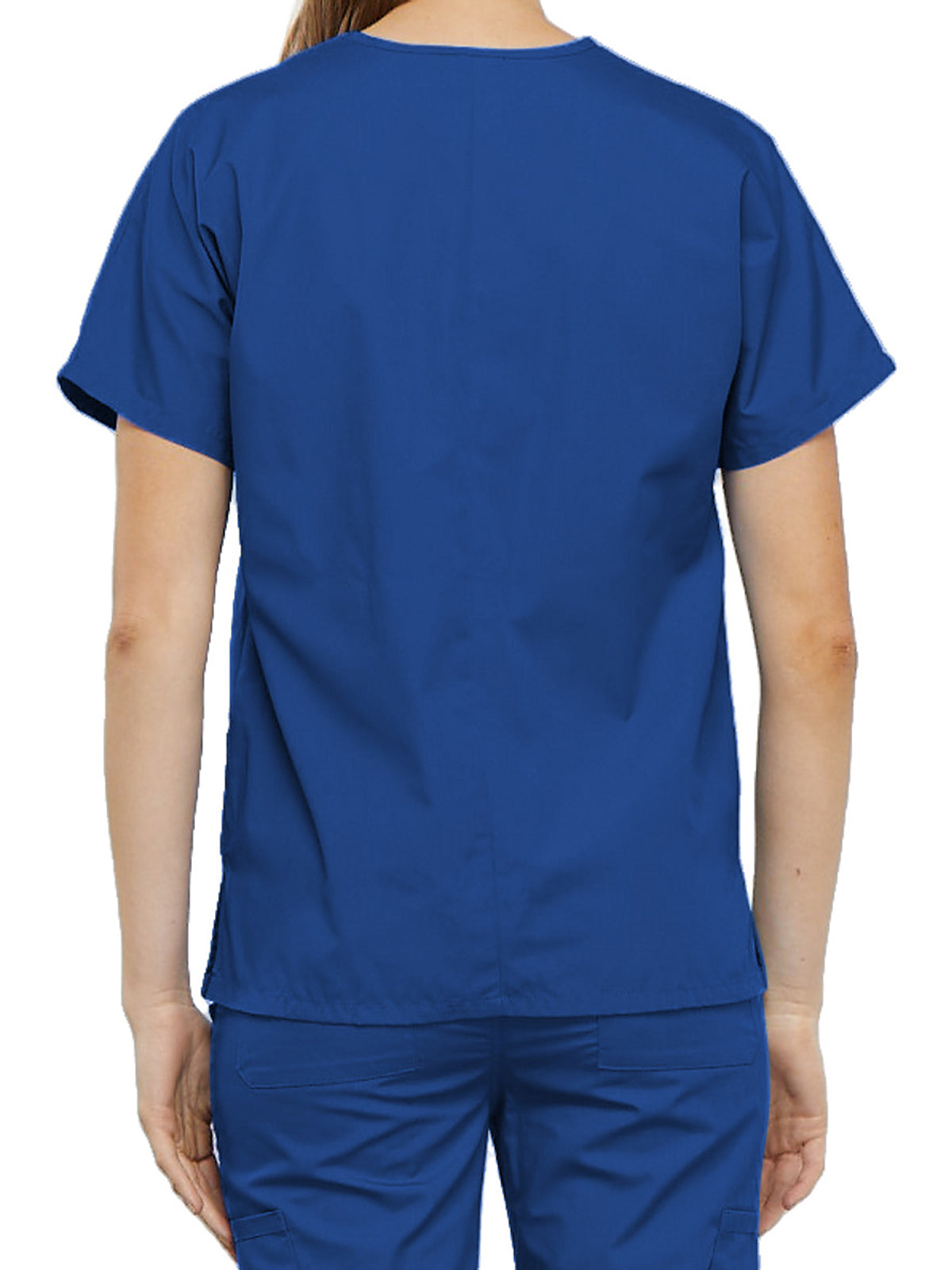 Women's 2-Pocket V-Neck Top - 4700 - Royal