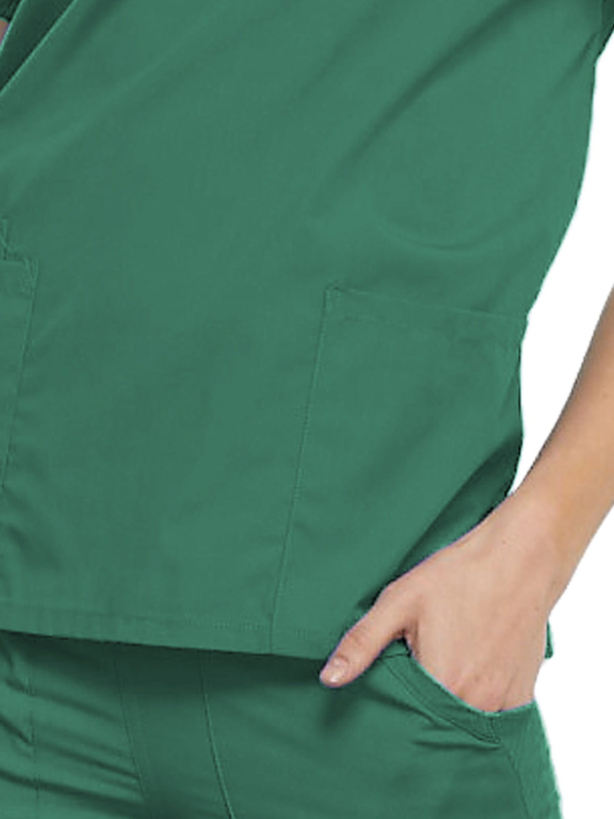 Women's 2-Pocket V-Neck Top - 4700 - Surgical Green