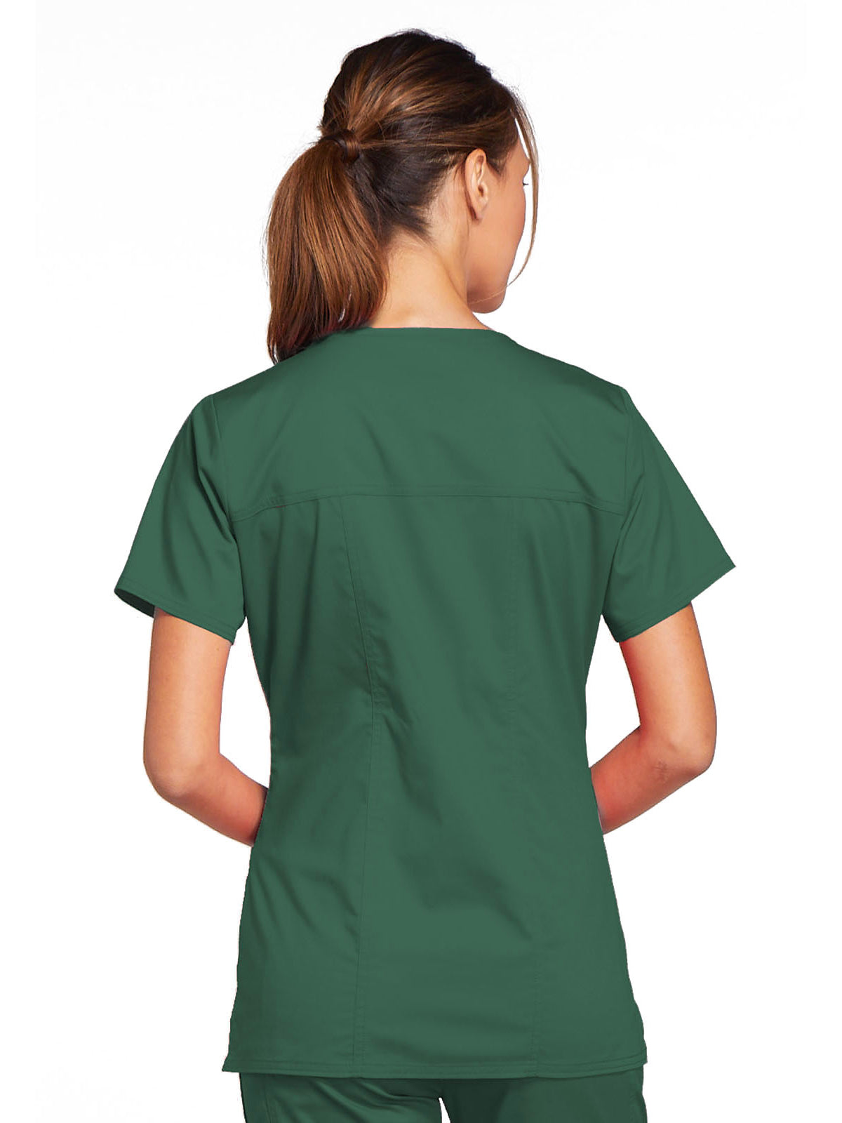 Women's 3-Pocket V-Neck Top - 4727 - Hunter