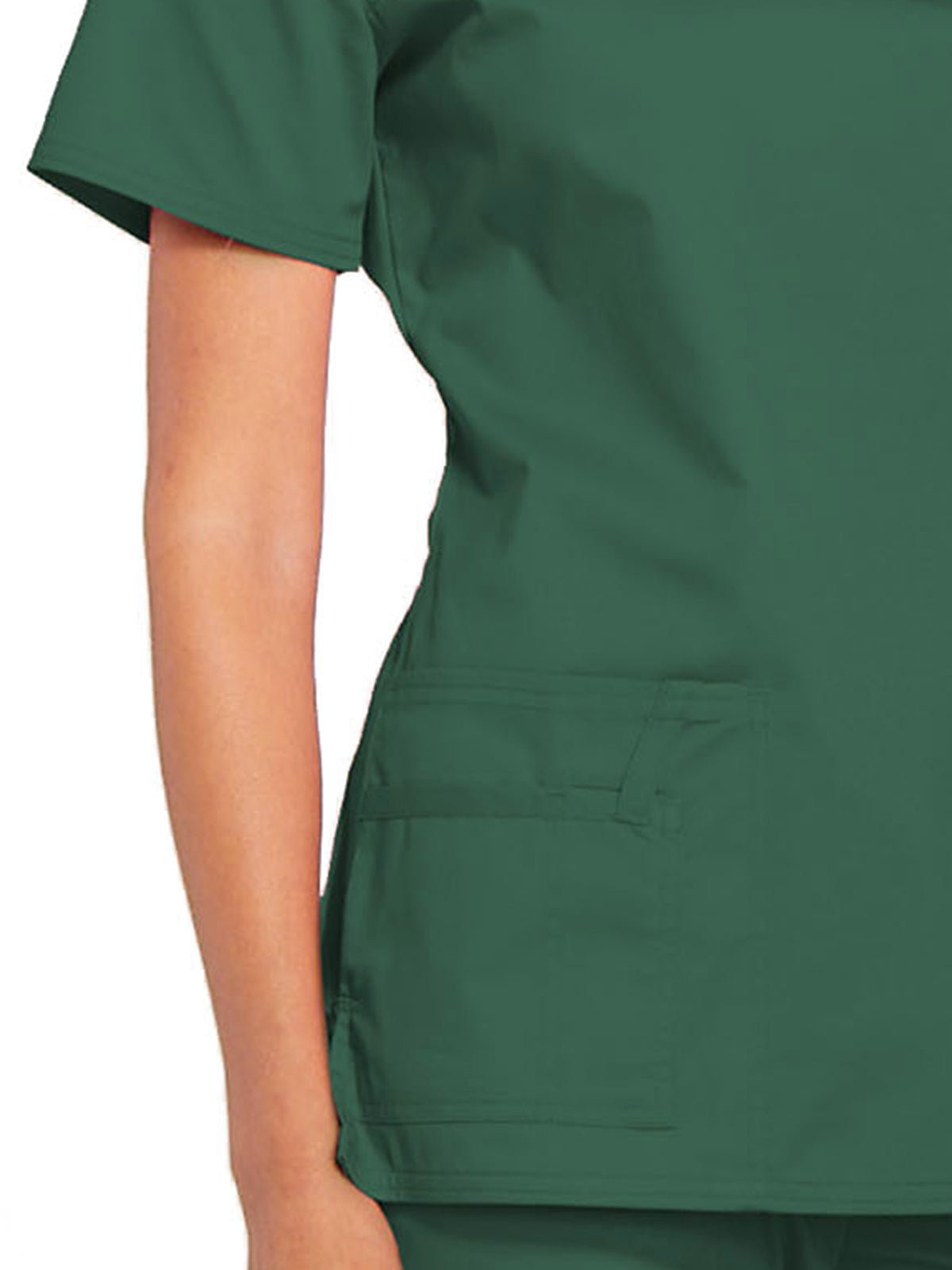 Women's 3-Pocket V-Neck Top - 4727 - Hunter
