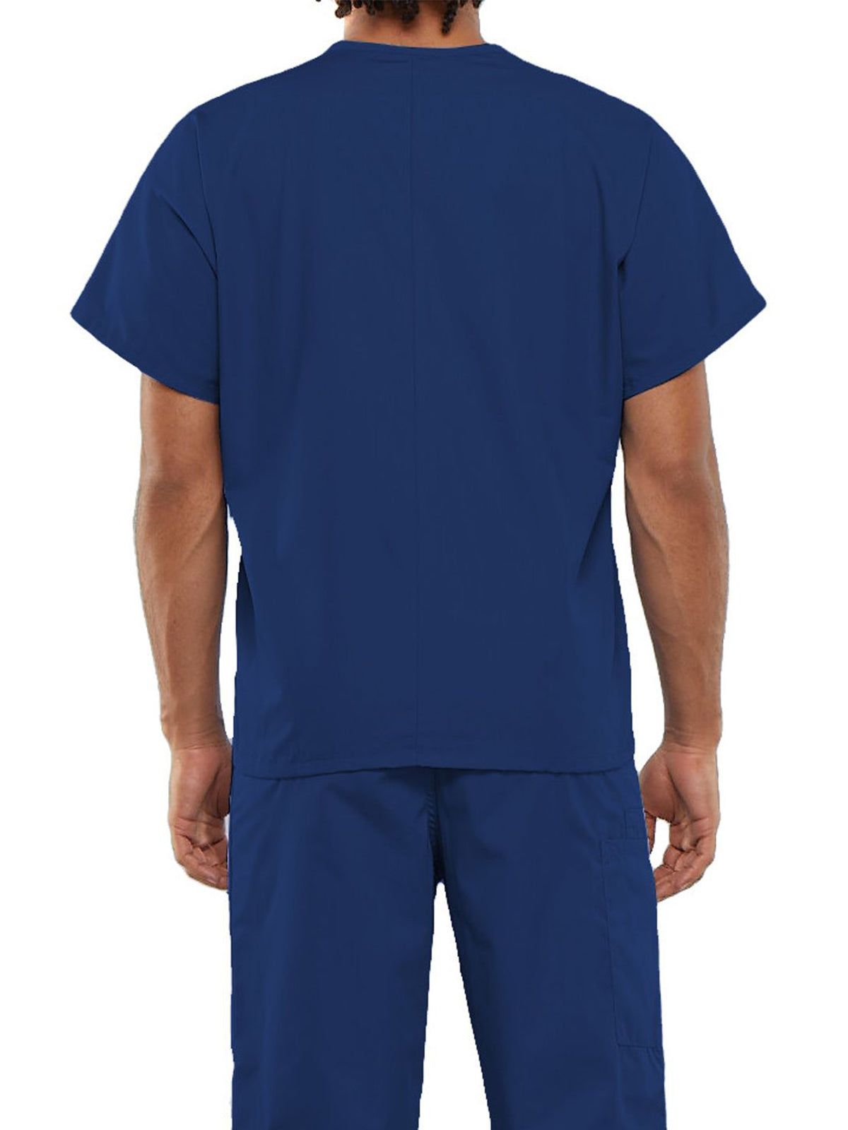 Unisex 1-Pocket V-Neck Top - 4777 - Galaxy Blue