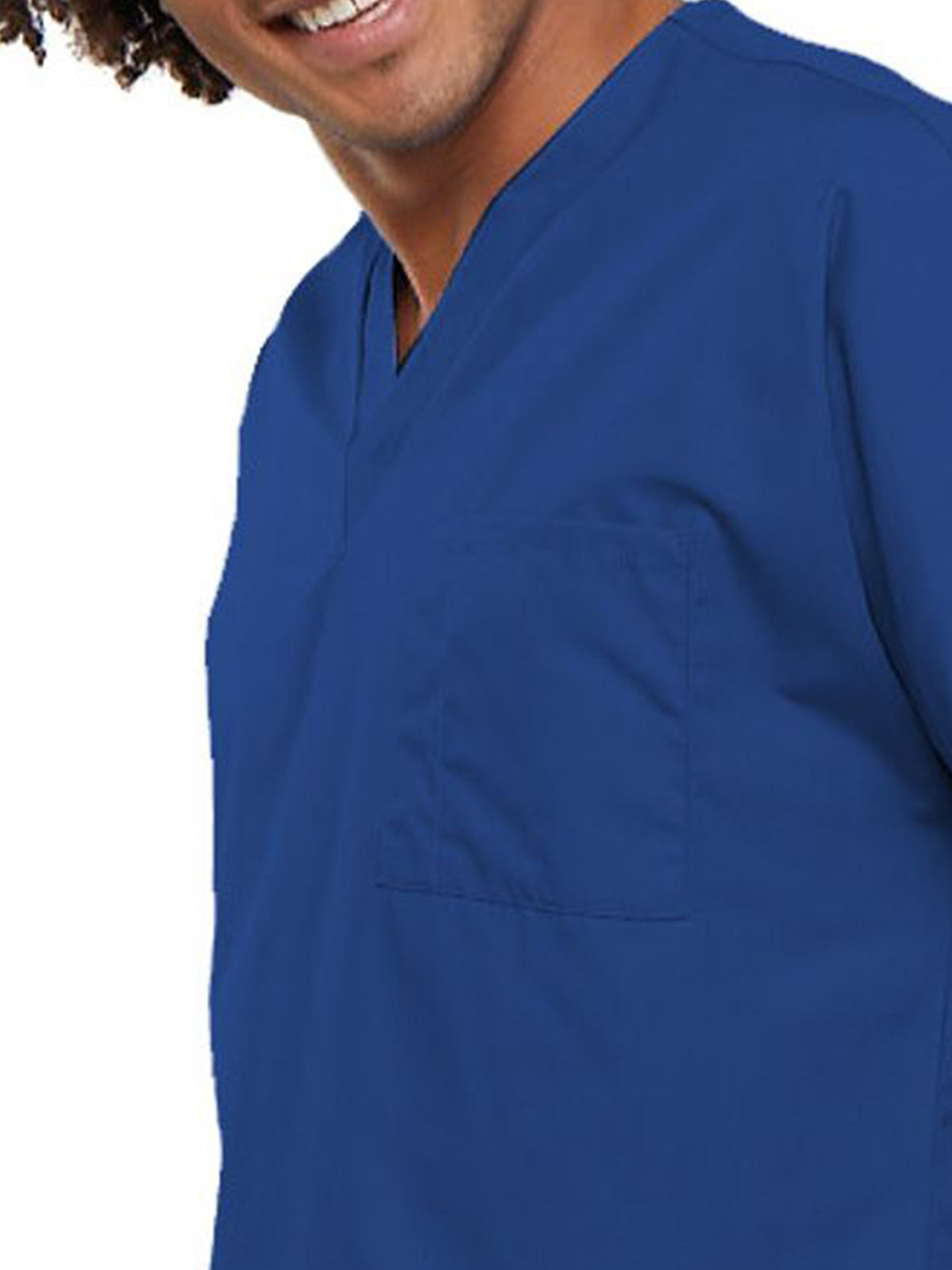 Unisex 1-Pocket V-Neck Top - 4777 - Royal