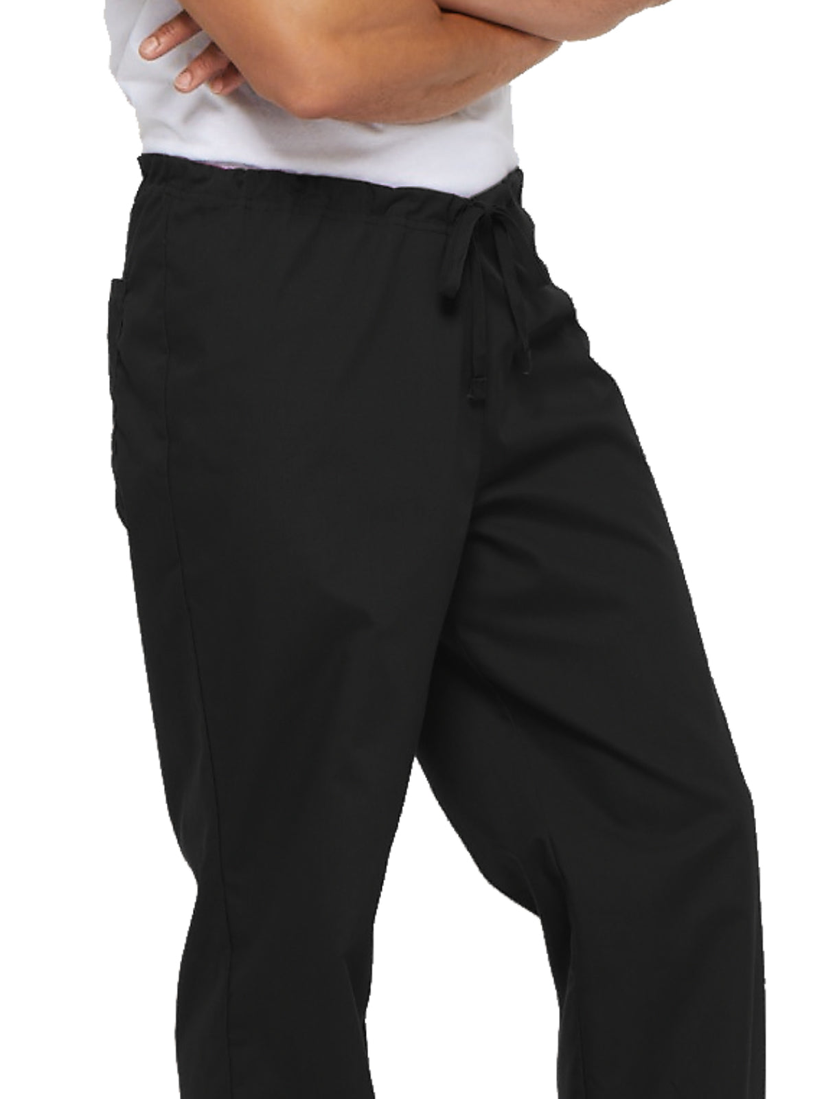Unisex 1-Pocket Drawstring Pant - 83006 - Black