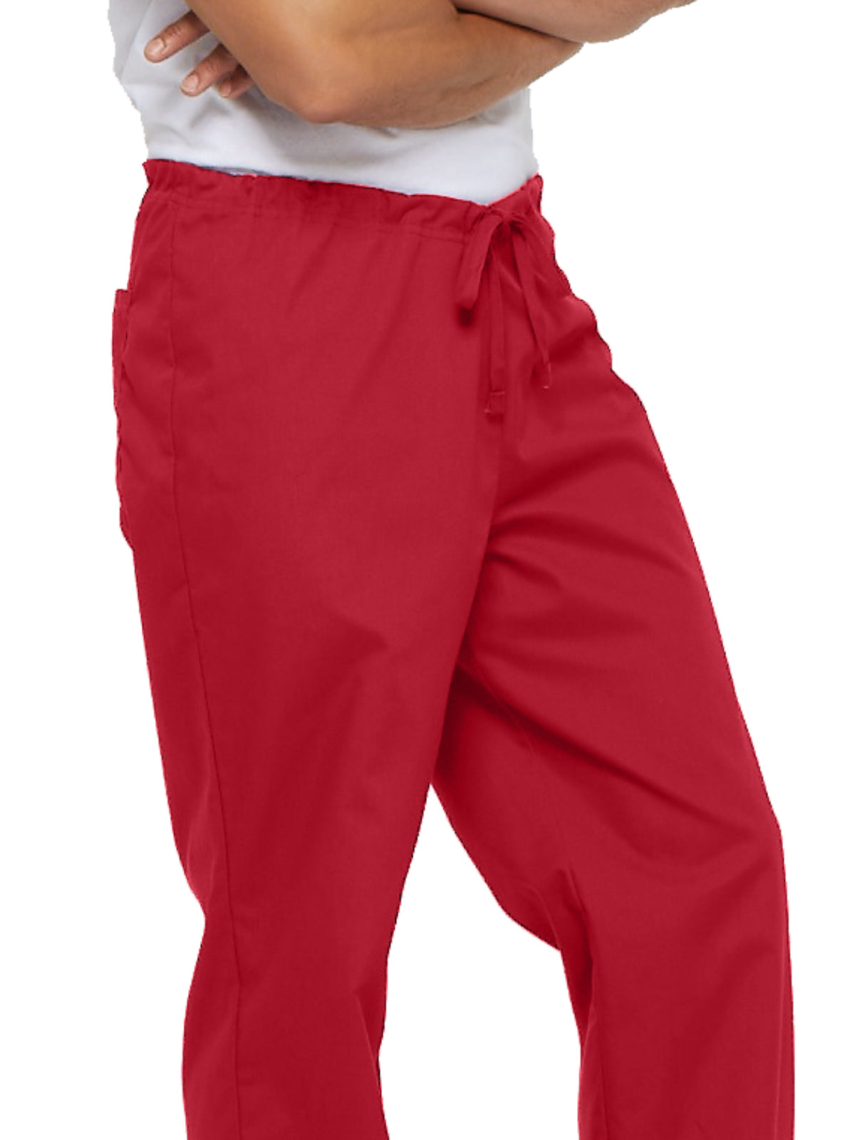 Unisex 1-Pocket Drawstring Pant - 83006 - Red