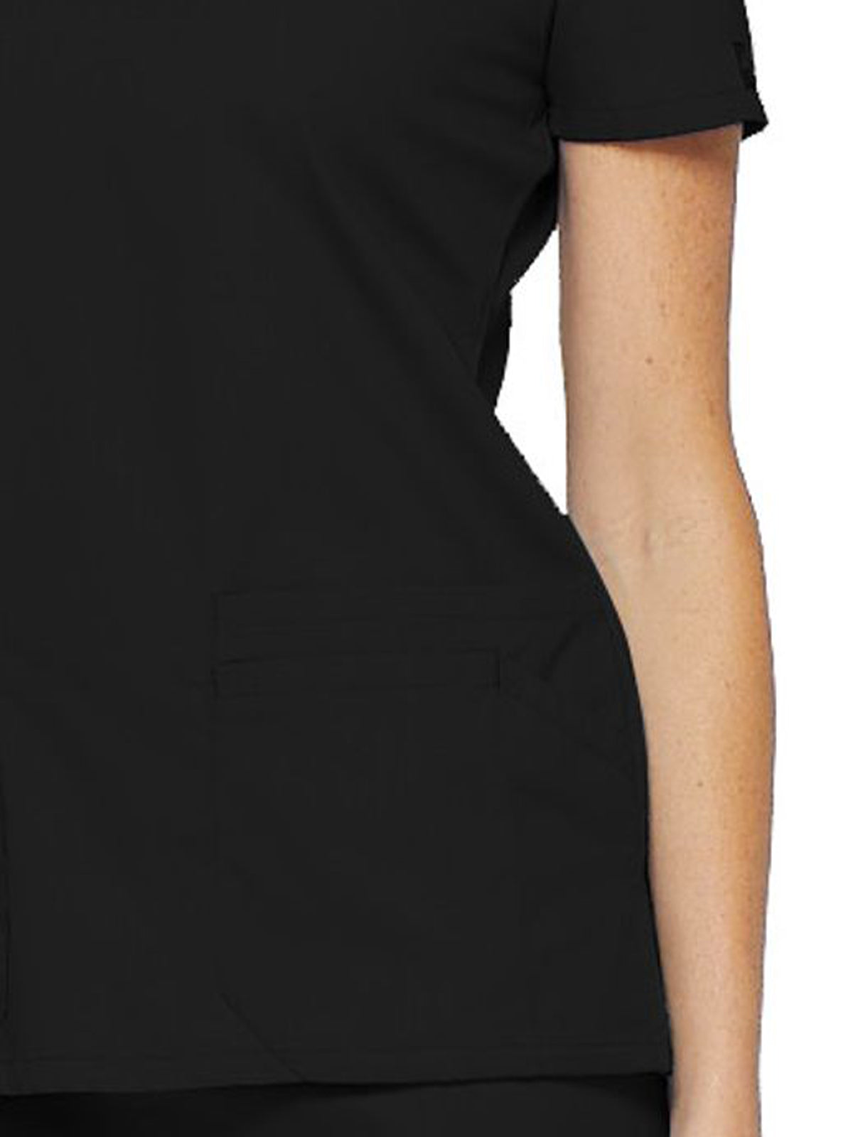 Women's 6-Pocket V-Neck Top - 85906 - Black