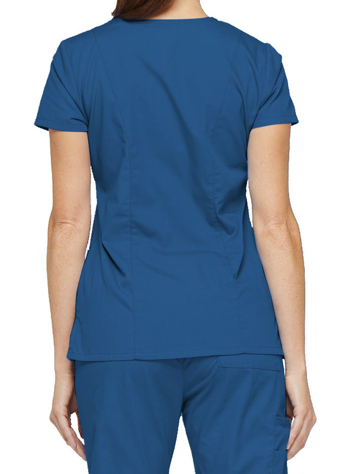 Women's 6-Pocket V-Neck Top - 85906 - Royal