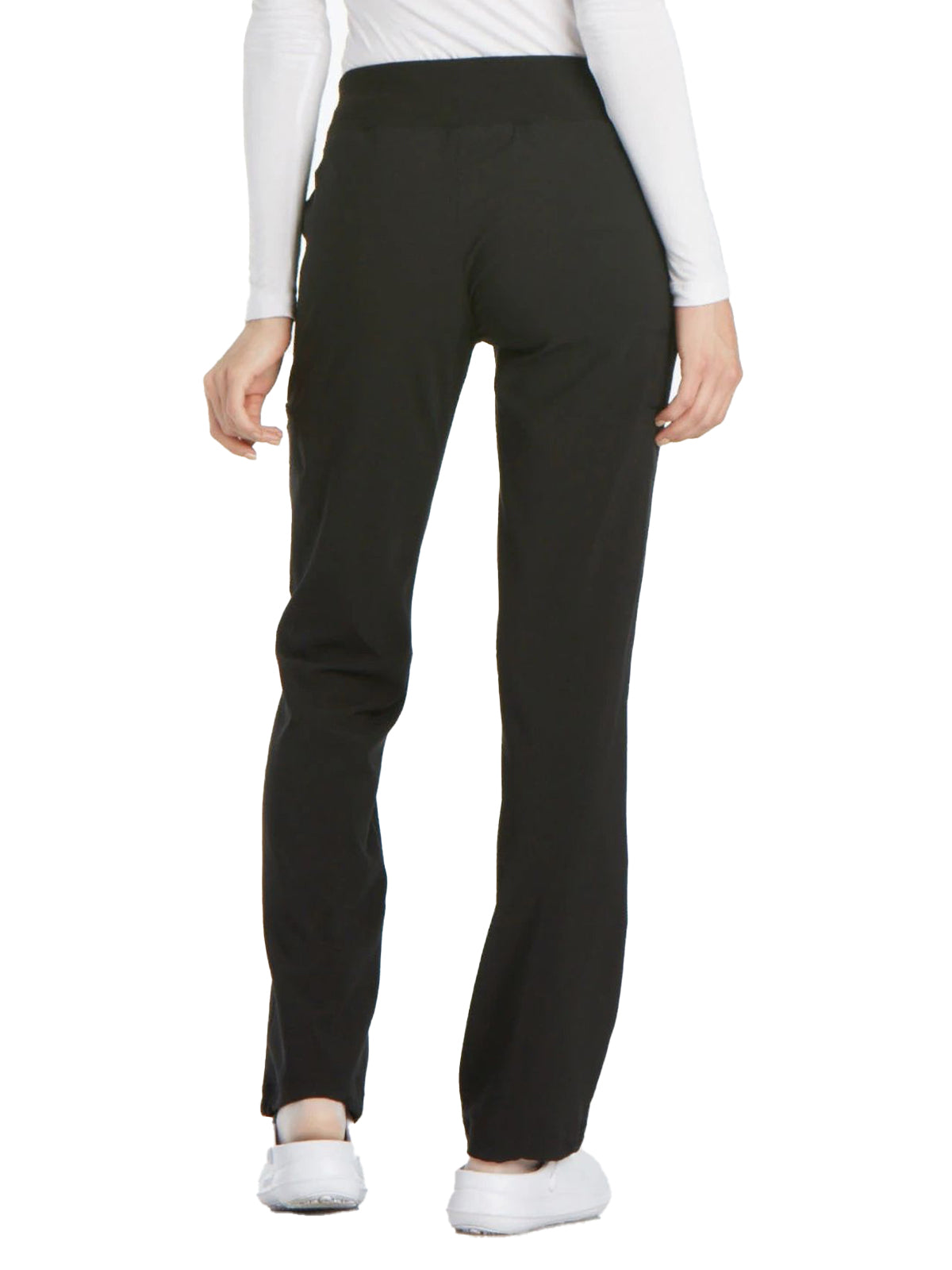 Women's 4-Pocket Mid Rise Pant - CK002 - Black