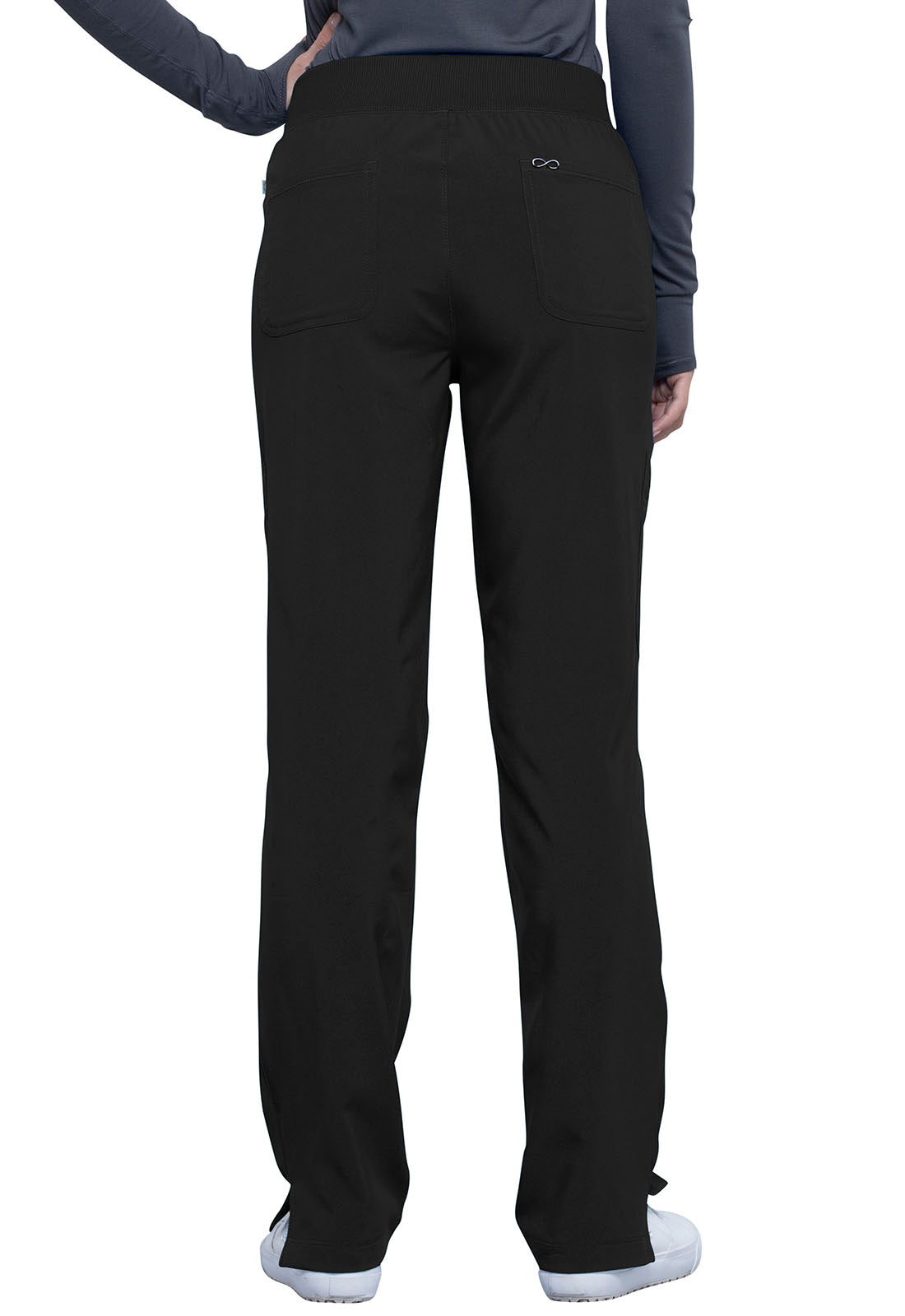 Women's Mid Rise Tapered Leg Pant - CK065A - Black