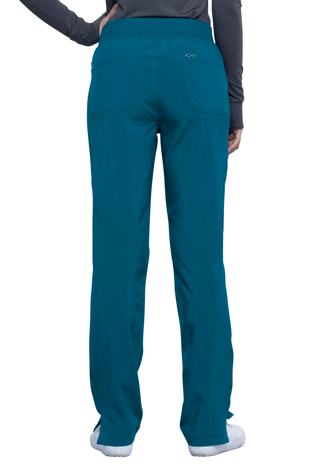 Women's Mid Rise Tapered Leg Pant - CK065A - Caribbean Blue