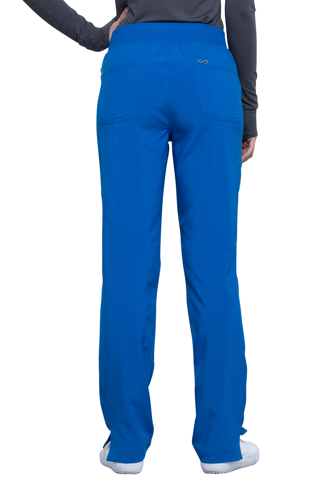 Women's Mid Rise Tapered Leg Pant - CK065A - Royal