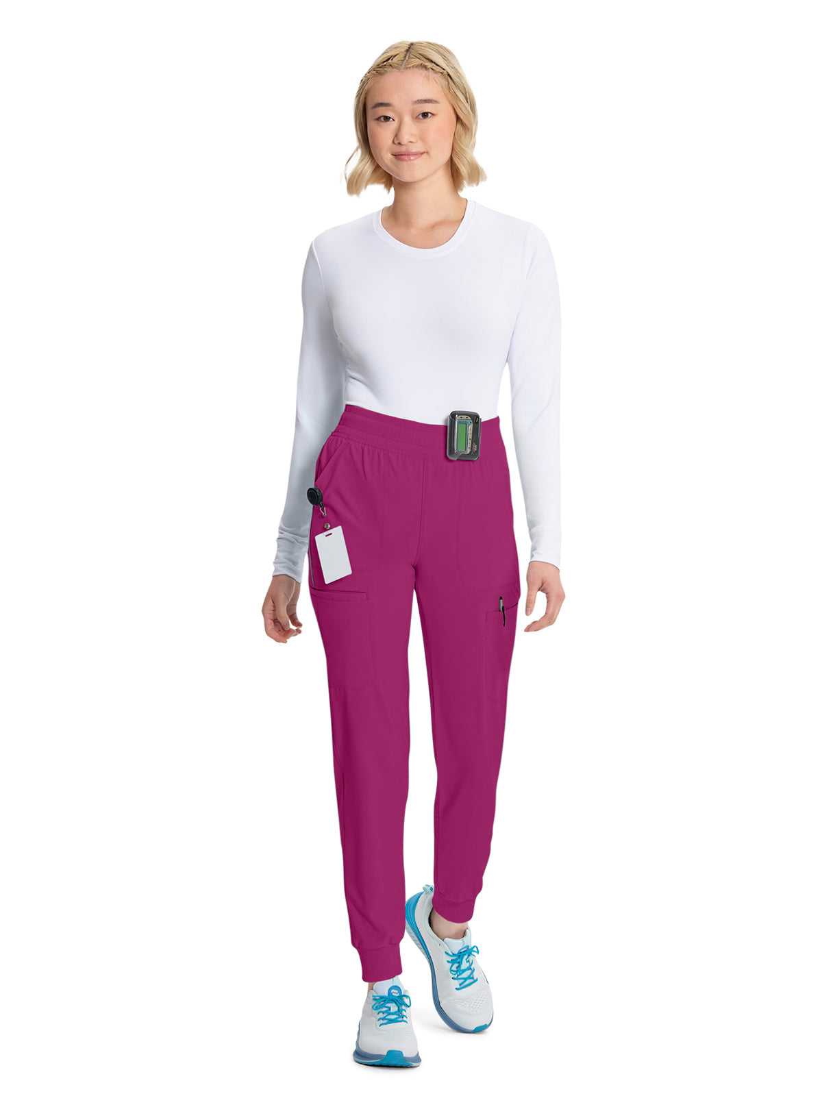 Women's Mid Rise Jogger - CK080A - Future Fuchsia
