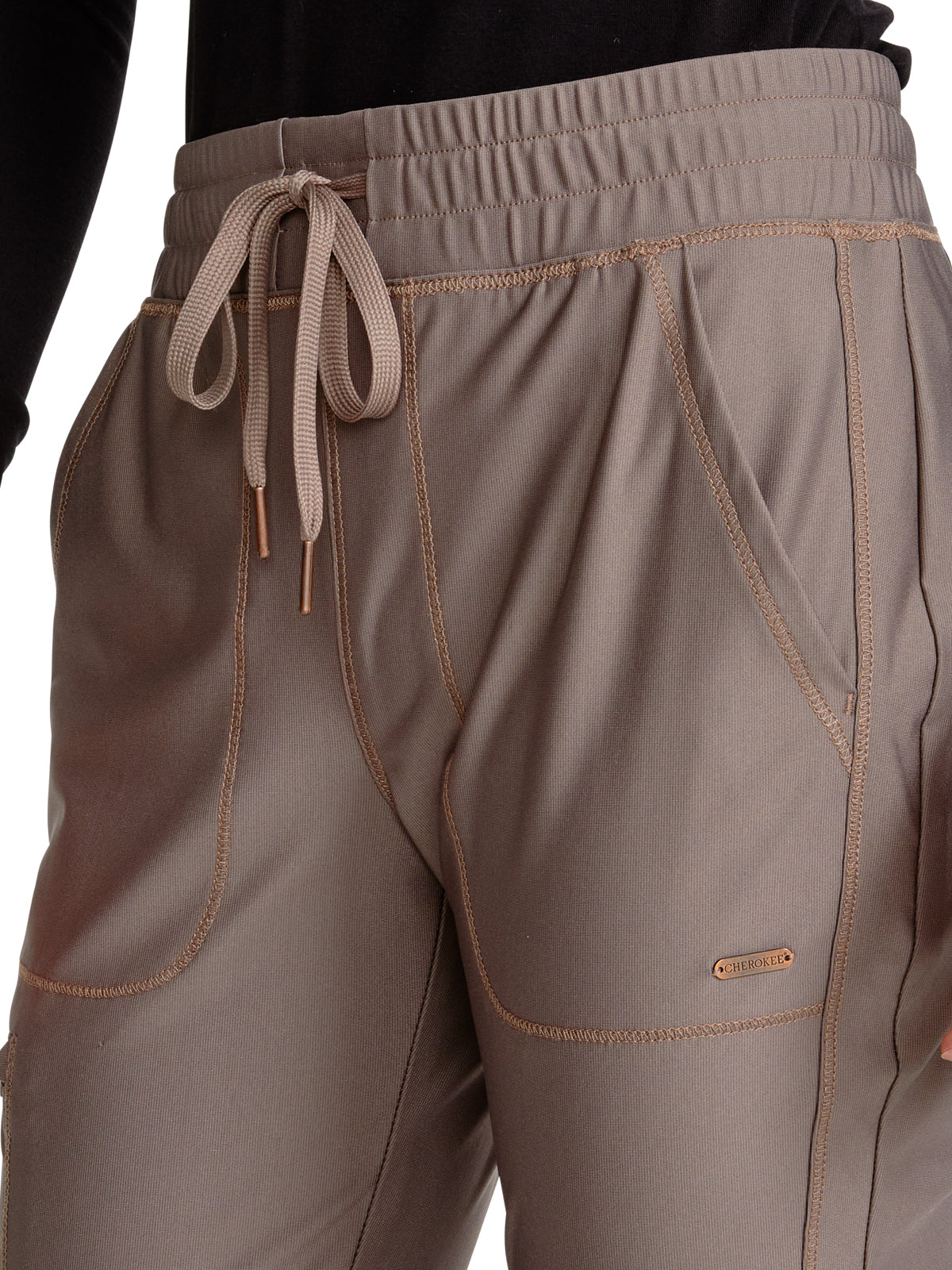 Women's 5 Pocket Tapered Leg Pant - CK095 - Iron