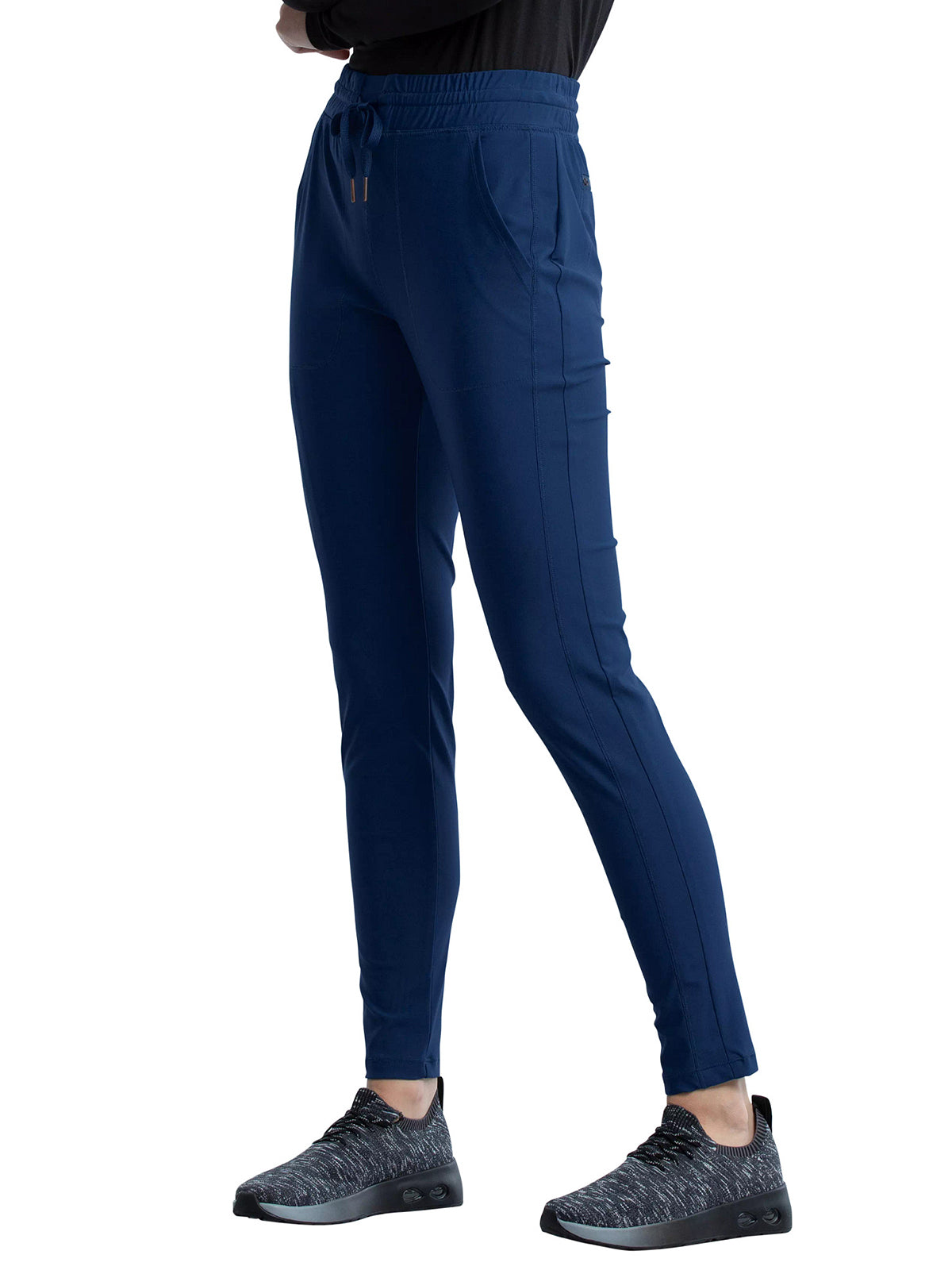 Women's 5 Pocket Tapered Leg Pant - CK095 - Navy