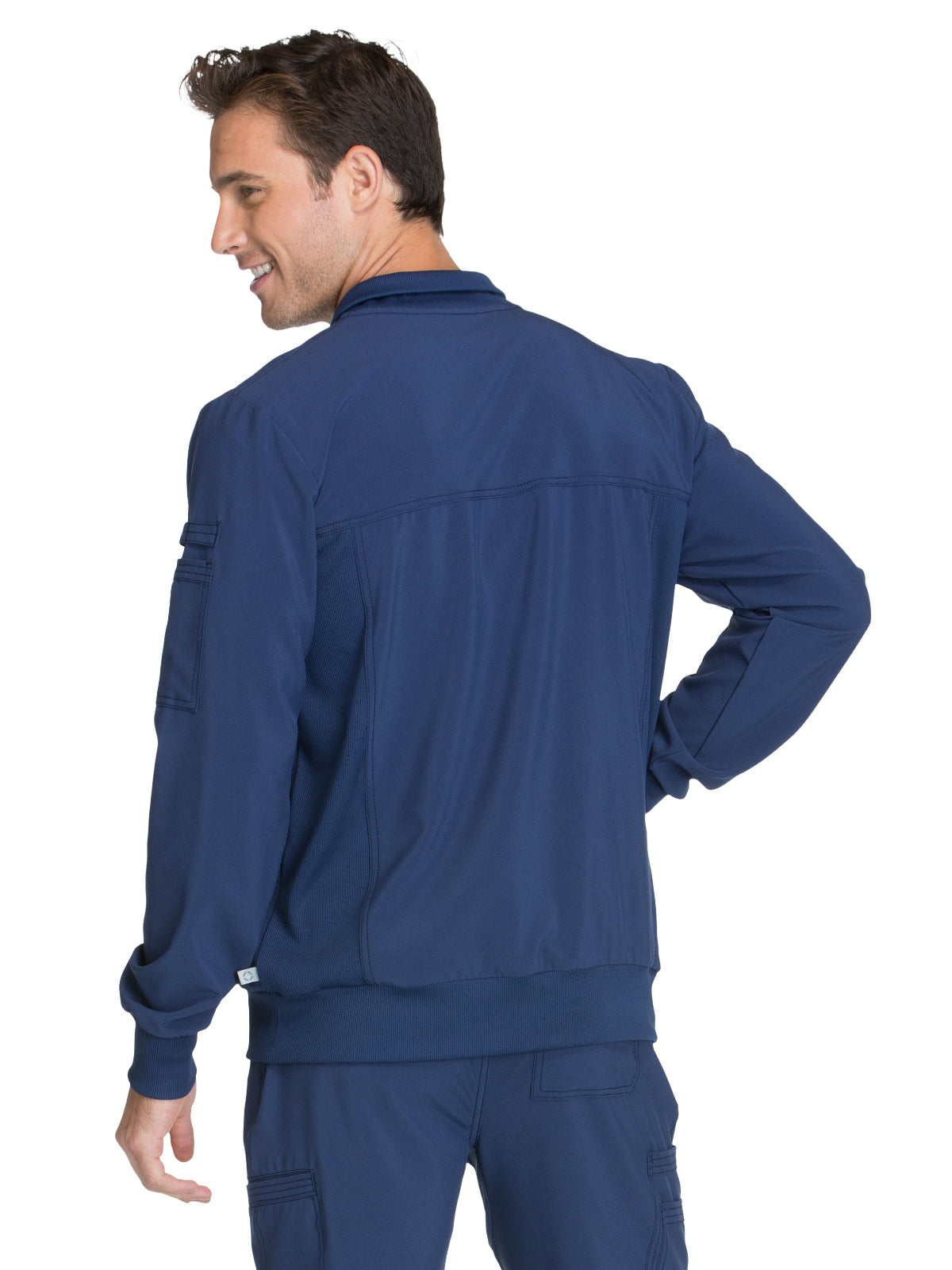 Men's 5-Pocket Zip Front Jacket - CK305A - Navy