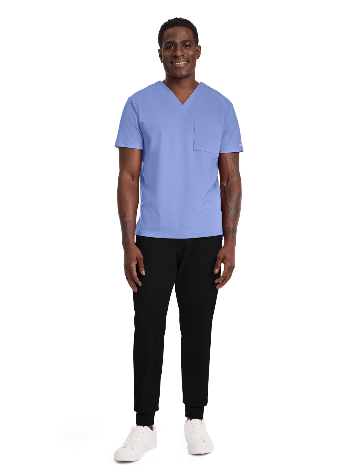 Men's 1-Pocket Tuck-In Top - CK834 - Ciel